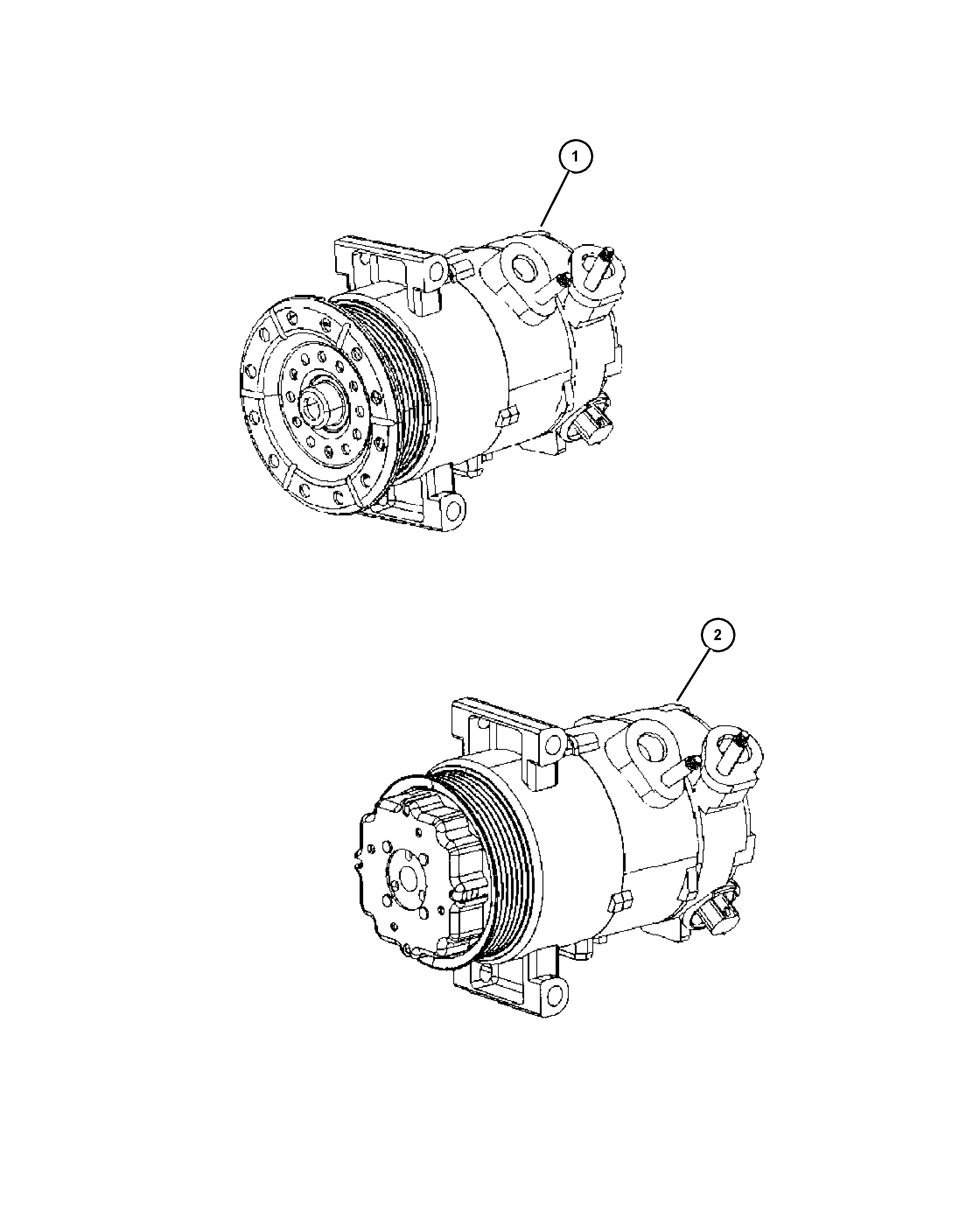 Jeep 55111 423AC - Kompressor, Klimaanlage alexcarstop-ersatzteile.com