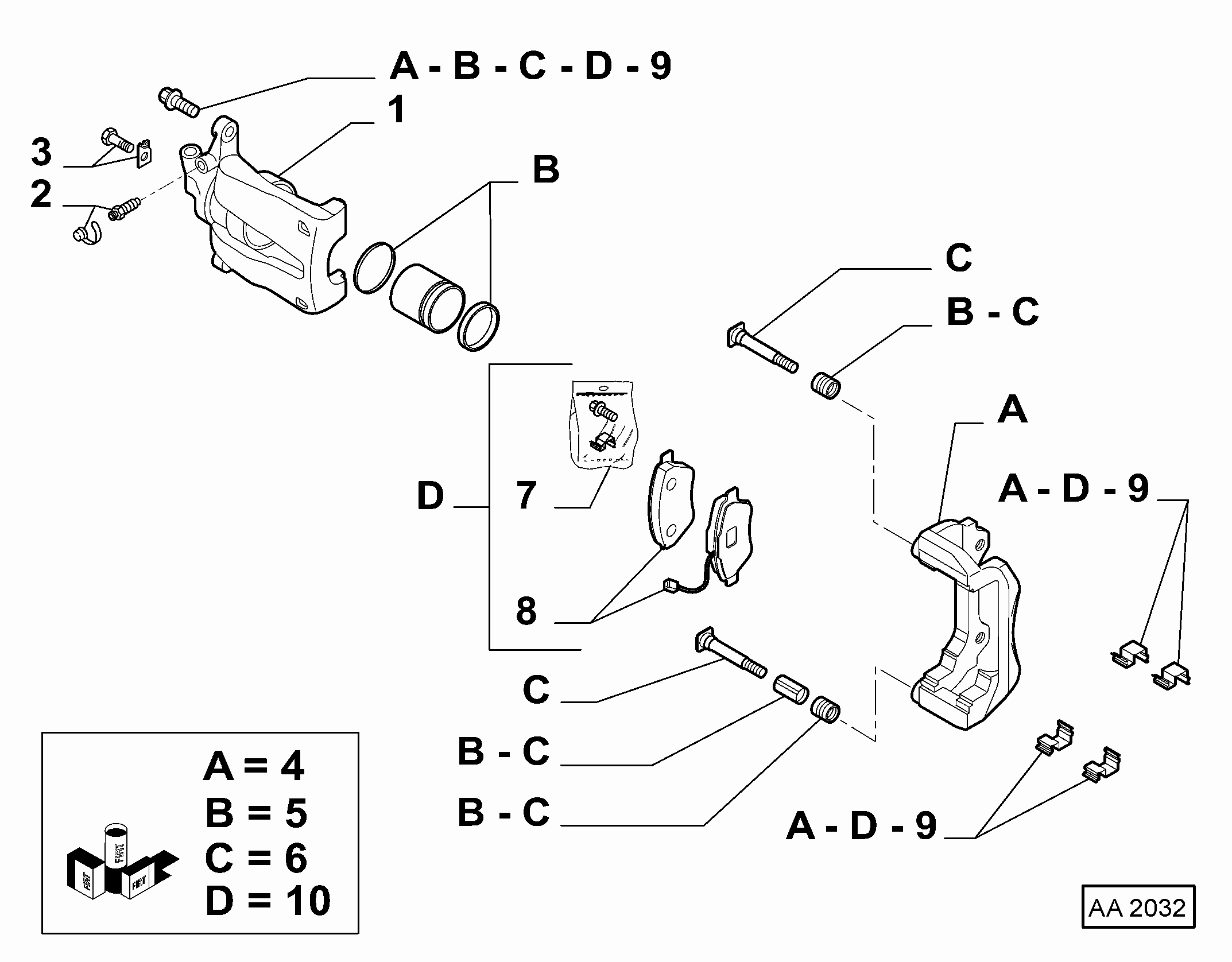 CITROËN 77362194 - Bremsbelagsatz, Scheibenbremse alexcarstop-ersatzteile.com