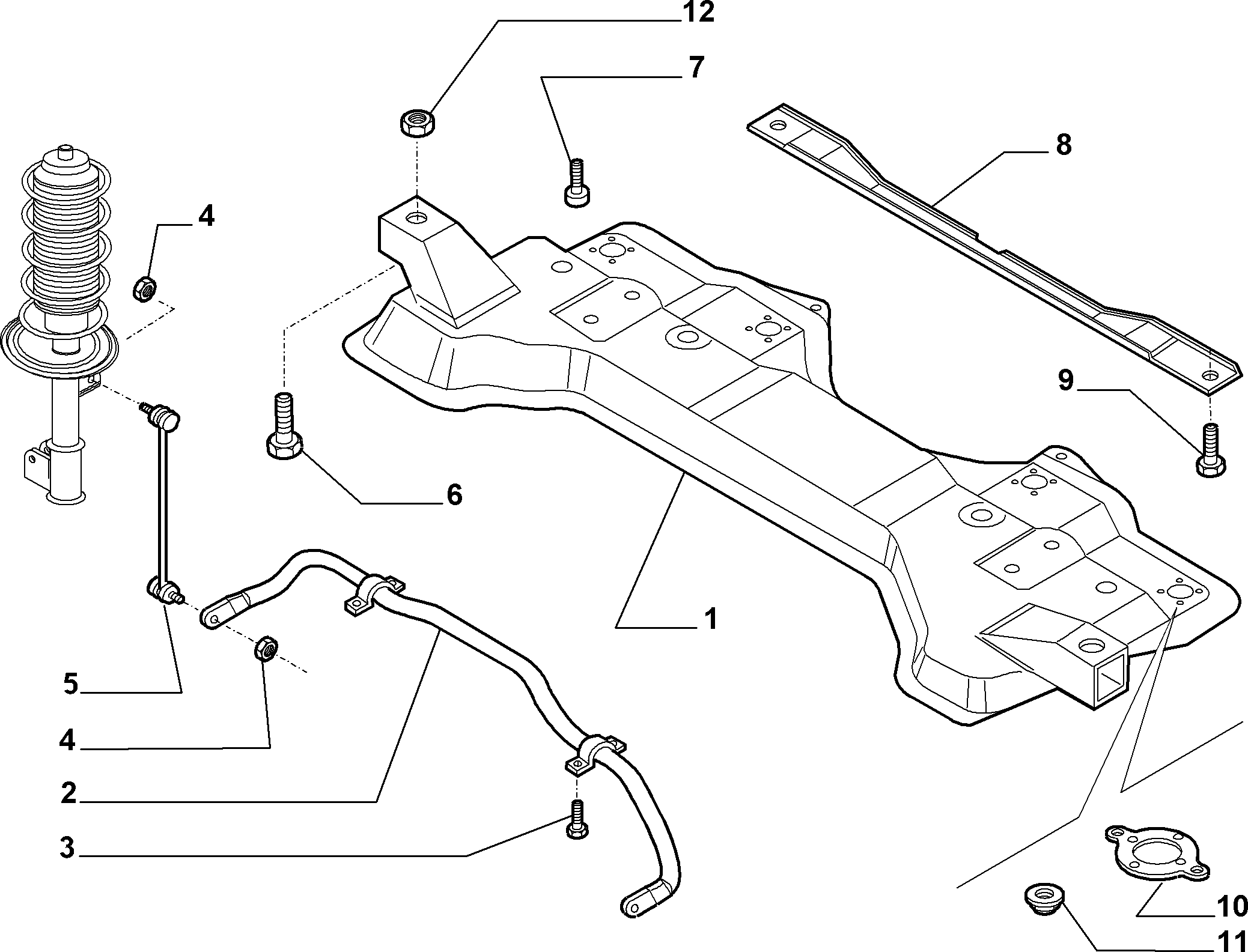 Lancia 55700753 - Stange / Strebe, Stabilisator alexcarstop-ersatzteile.com