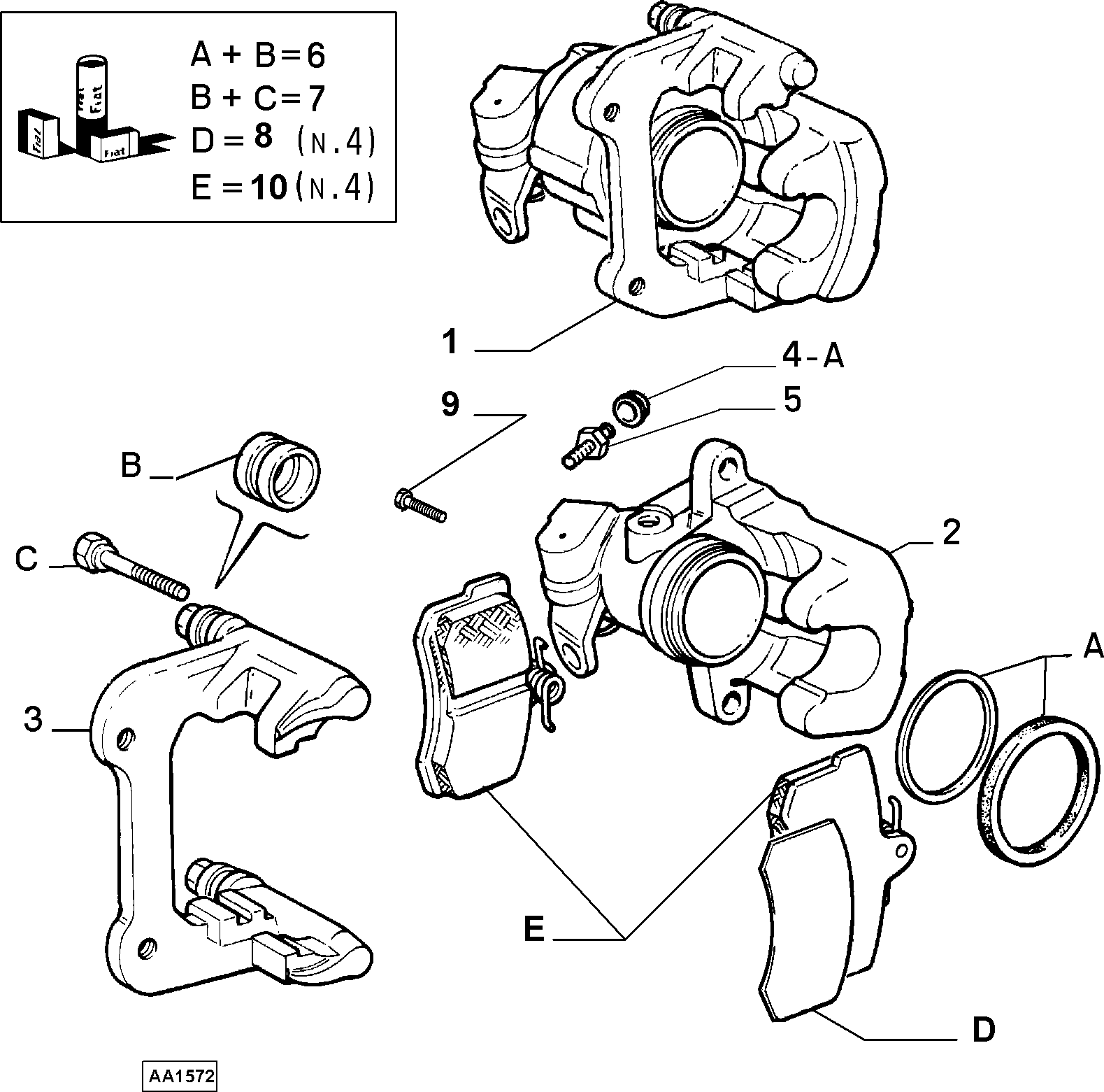 Alfa Romeo 9947820 - Führungshülsensatz, Bremssattel alexcarstop-ersatzteile.com