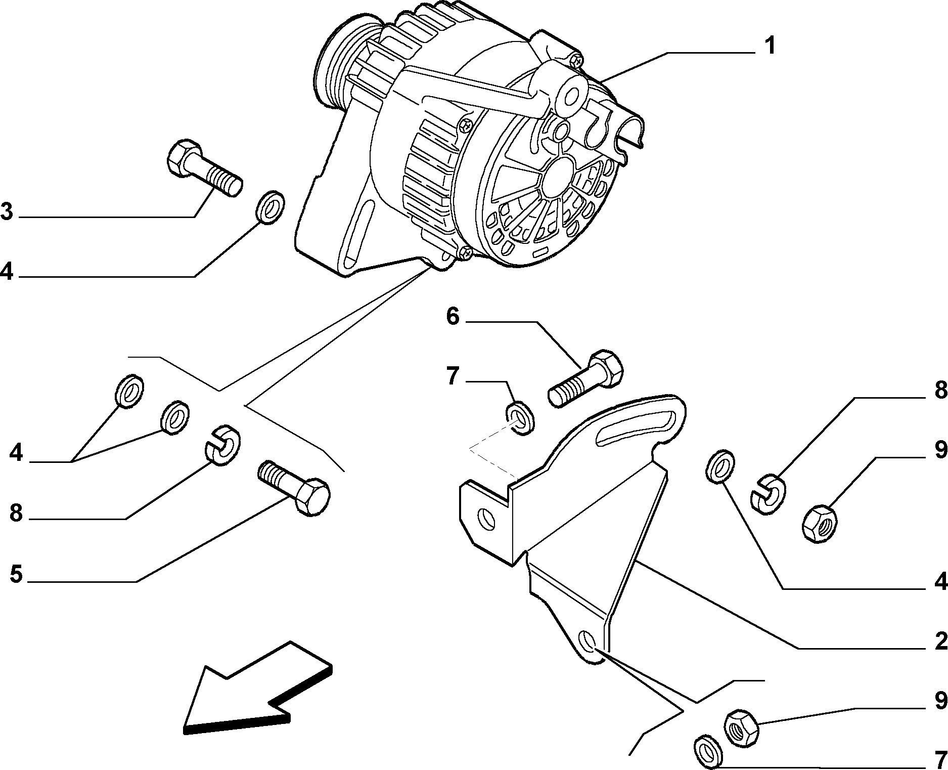 Chevrolet 51700675 - Generator alexcarstop-ersatzteile.com