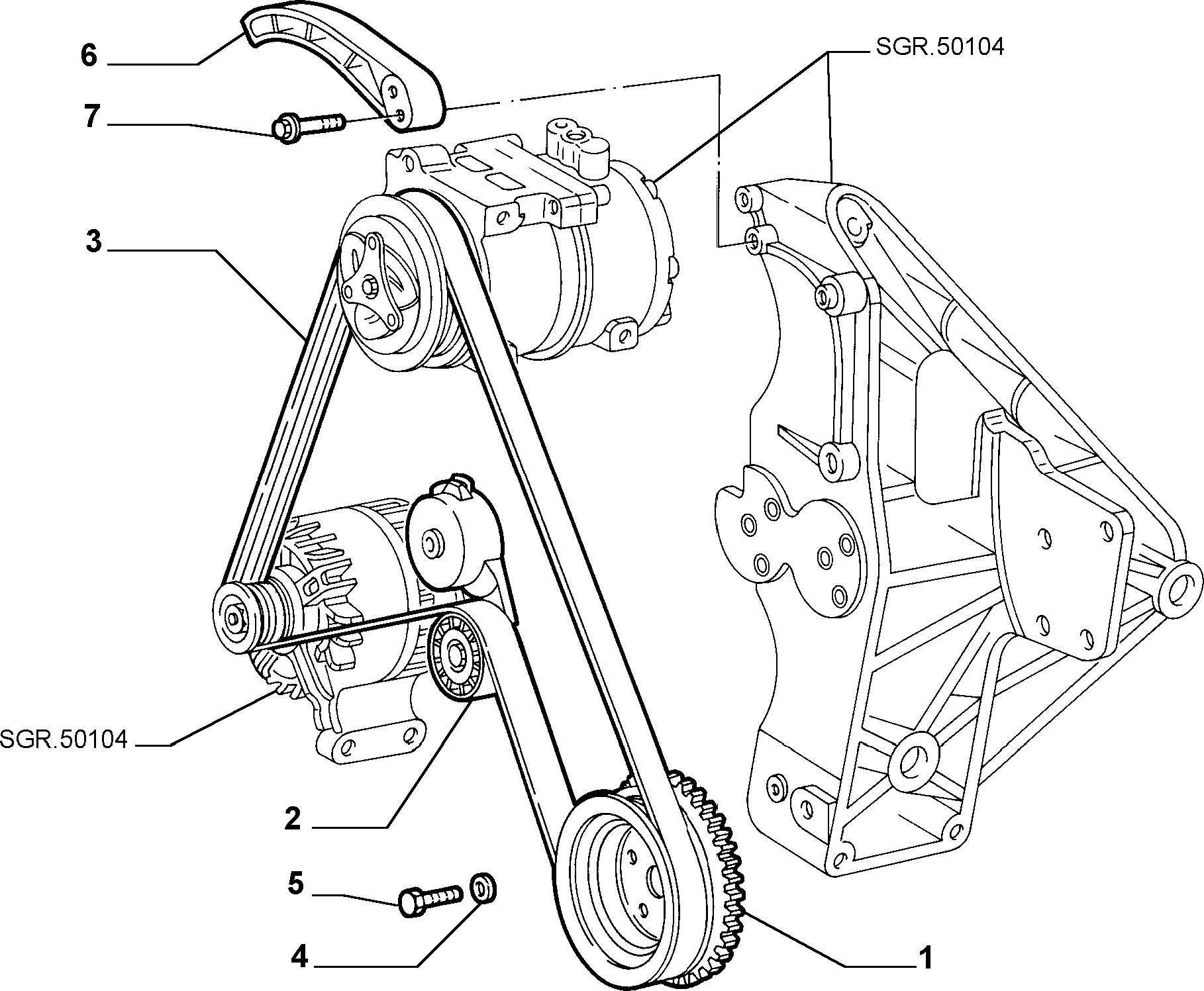 Alfa Romeo 55232449 - Keilrippenriemen alexcarstop-ersatzteile.com