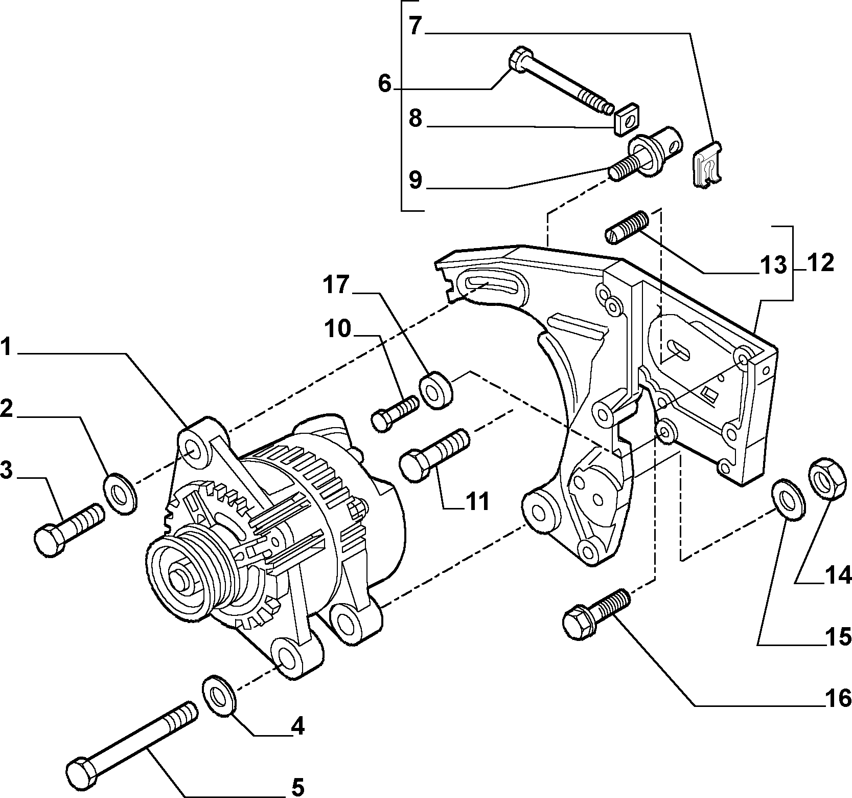 Alfa Romeo 467 8221 3 - Generator alexcarstop-ersatzteile.com