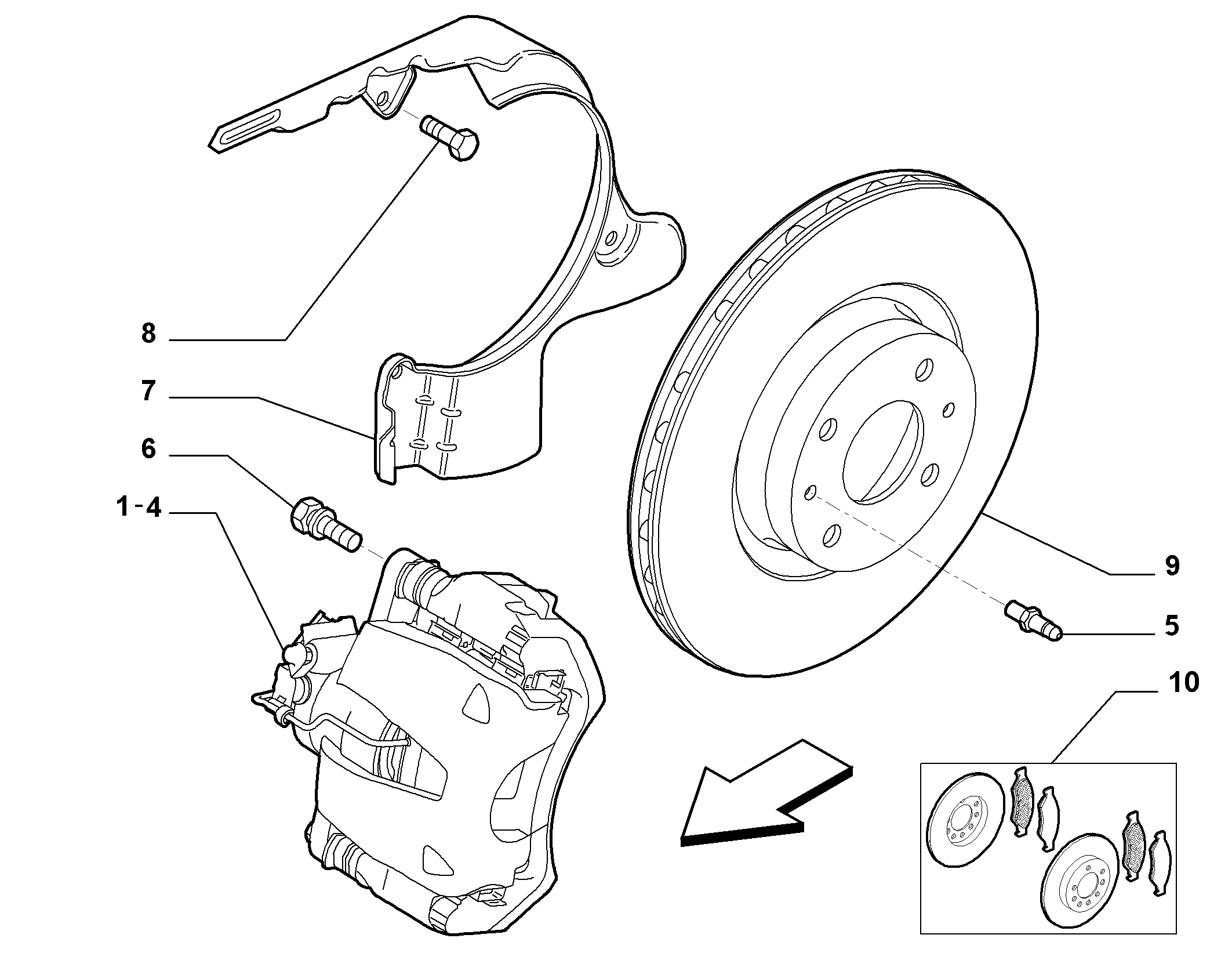 FIAT 71739569 - Bremsscheibe alexcarstop-ersatzteile.com