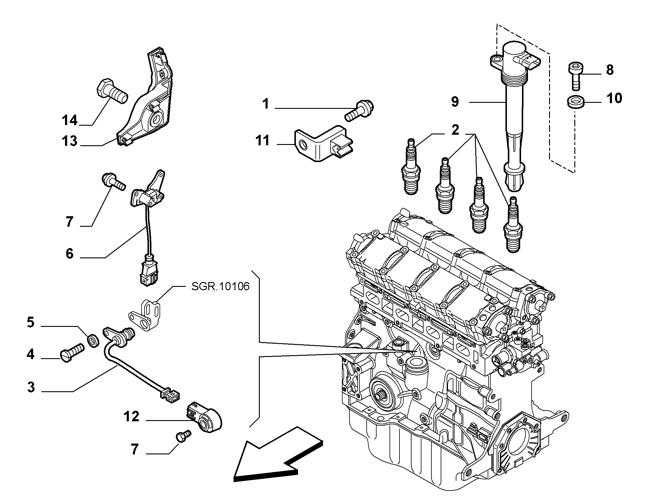 FIAT 46531918 - Zündkerze alexcarstop-ersatzteile.com