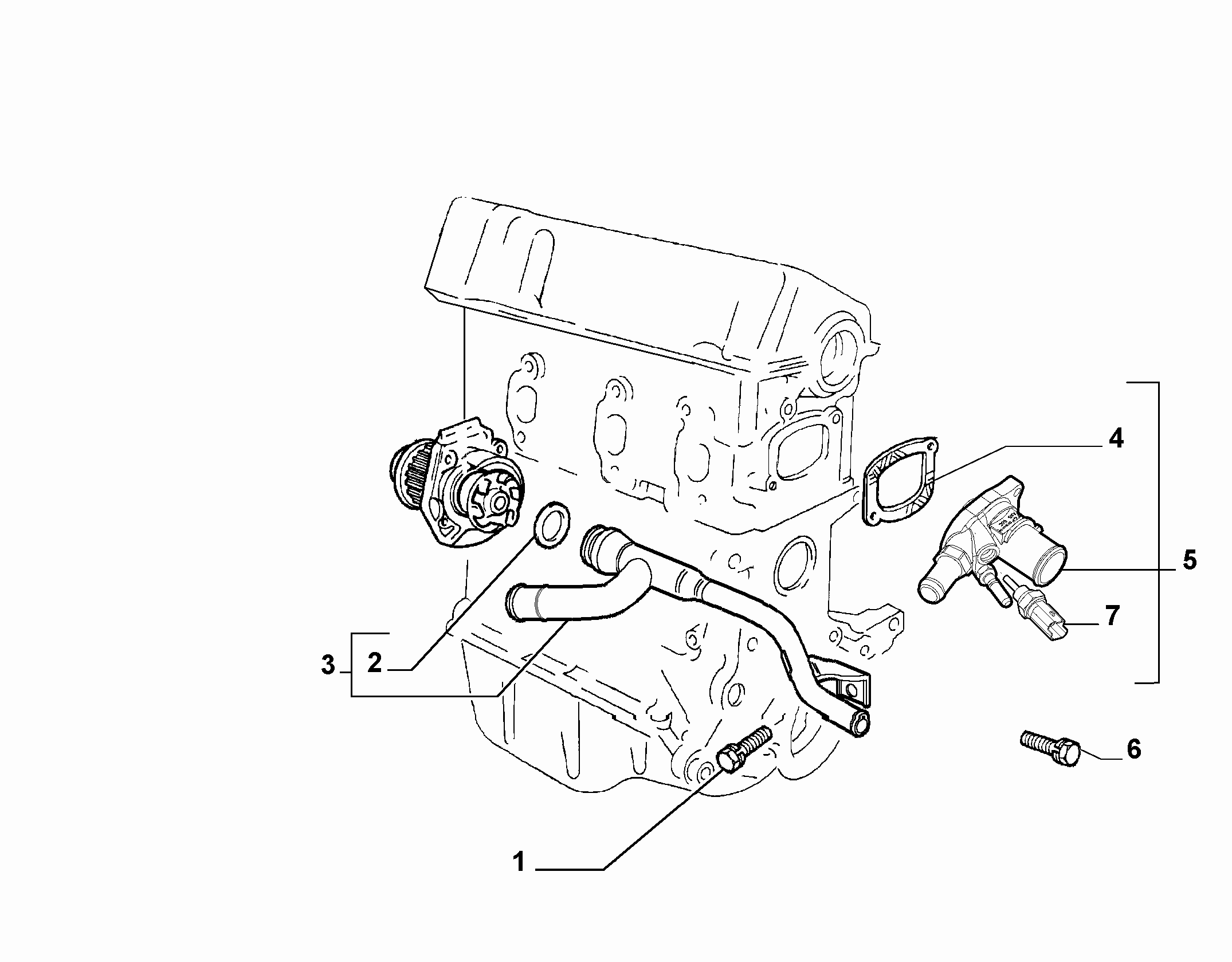 Chrysler 55202371 - Thermostat, Kühlmittel alexcarstop-ersatzteile.com