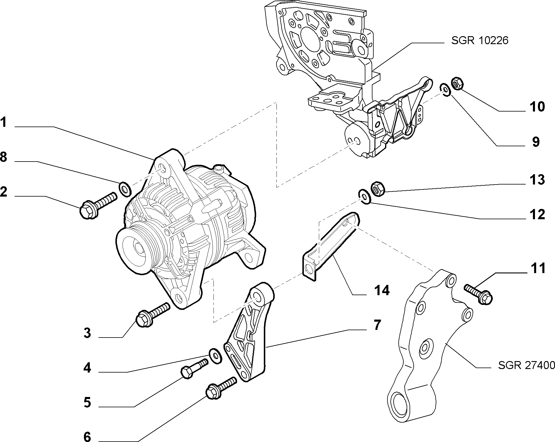 FSO 51854901 - Generator alexcarstop-ersatzteile.com