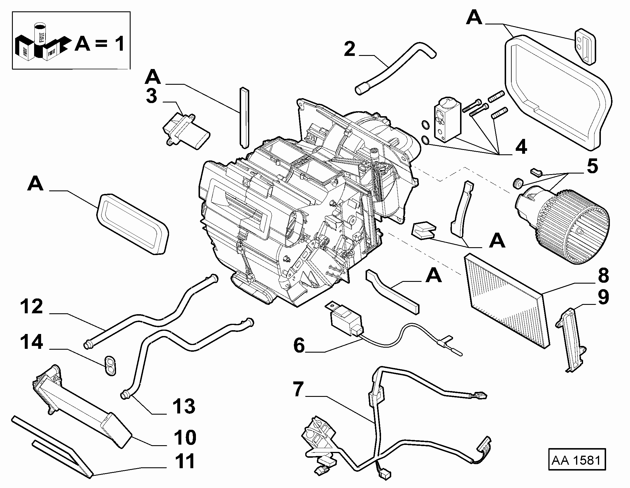 Alfa Romeo 7082301 - Filter, Innenraumluft alexcarstop-ersatzteile.com