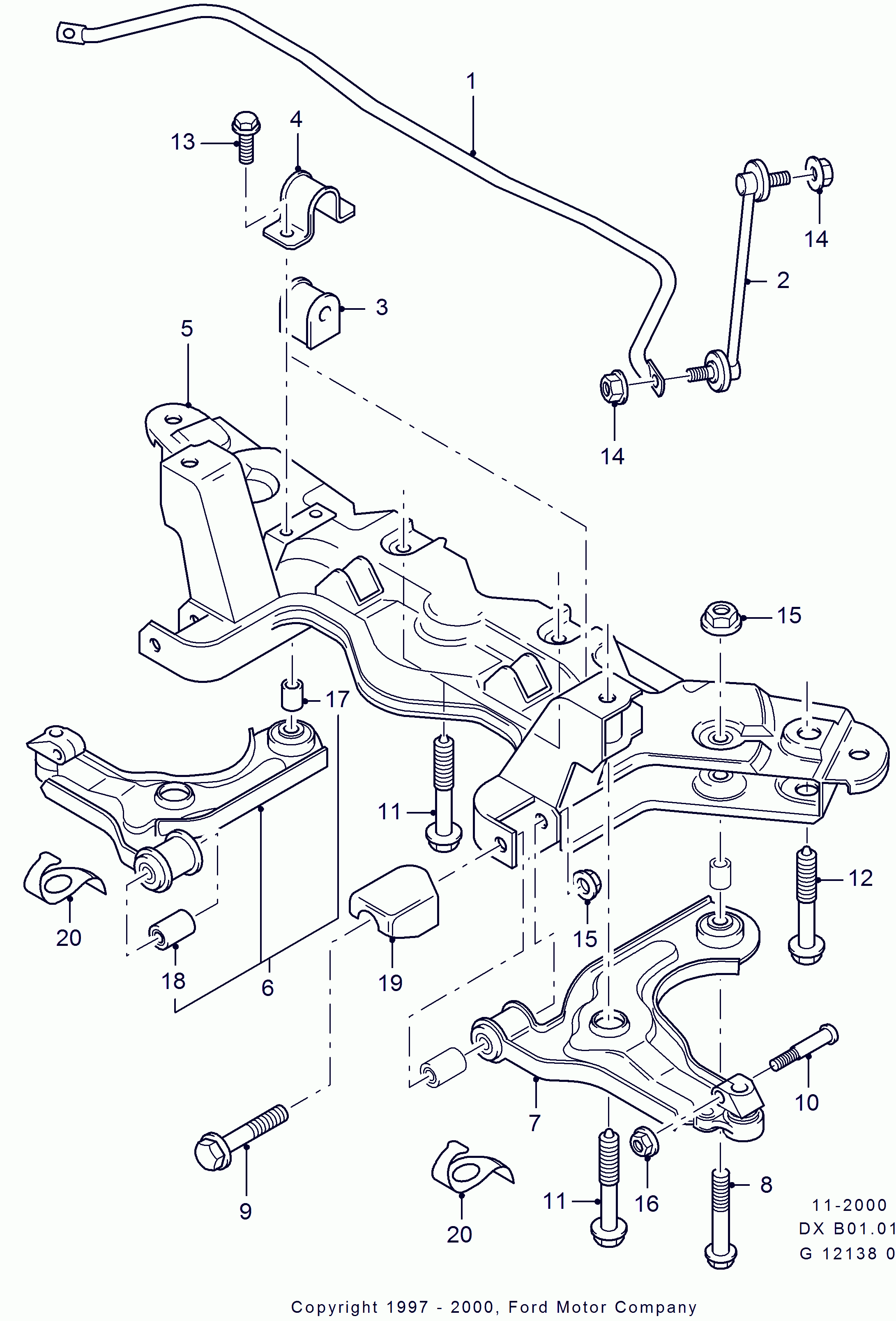 FORD 1010037 - Lagerung, Lenker alexcarstop-ersatzteile.com