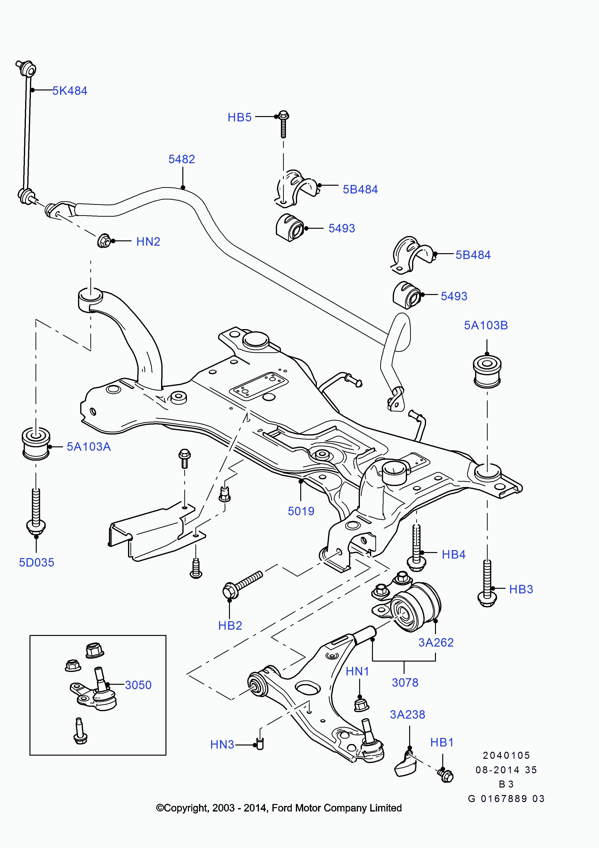 FORD 1679388 - Trag / Führungsgelenk alexcarstop-ersatzteile.com