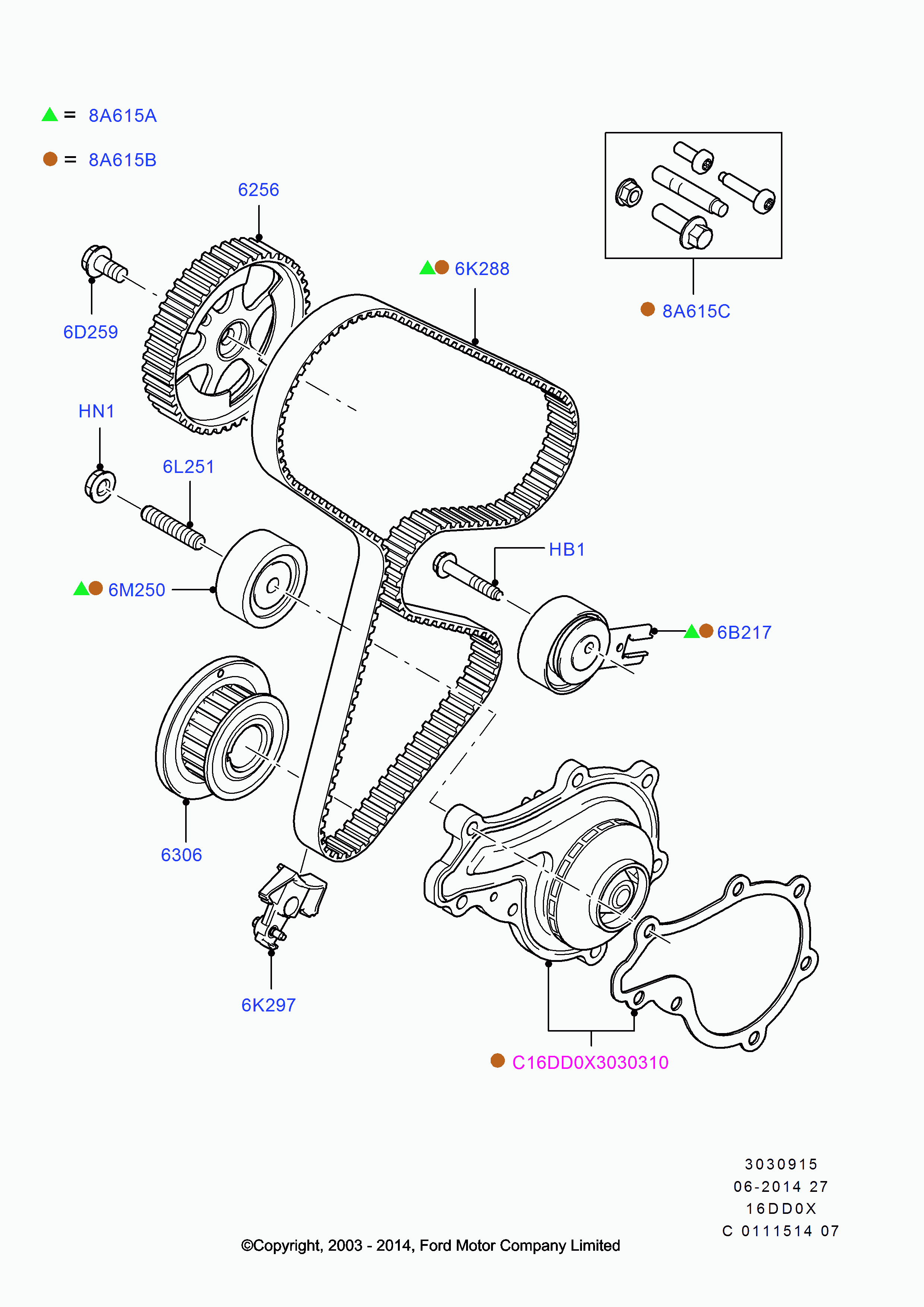 Auto Union 1 373 250 - Zahnriemen alexcarstop-ersatzteile.com