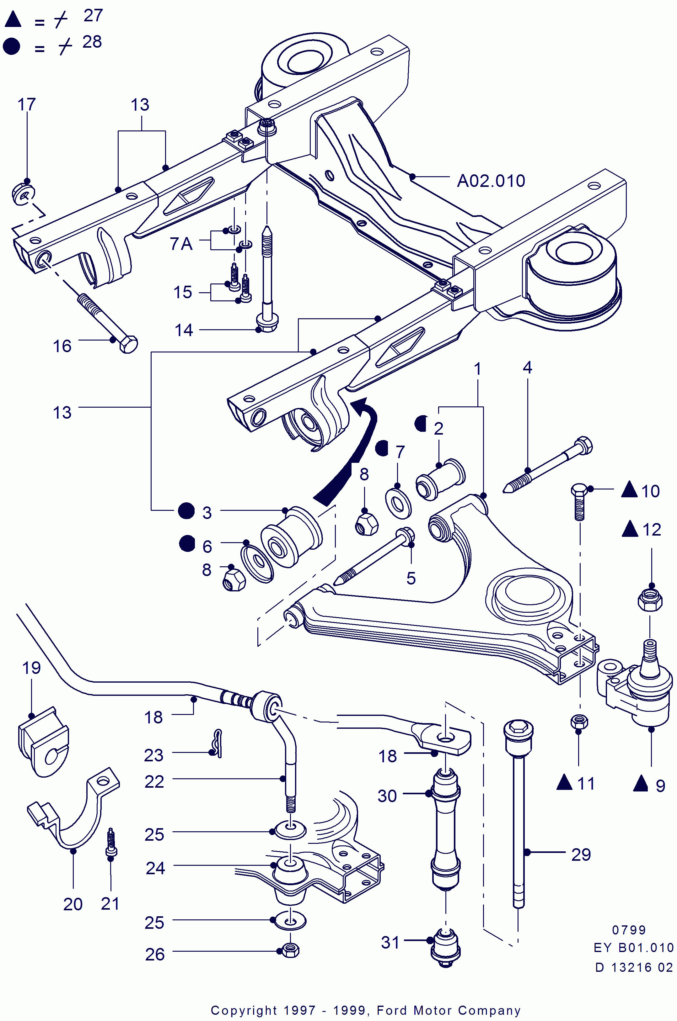 FORD 6 608 818 - Lagerung, Lenker alexcarstop-ersatzteile.com