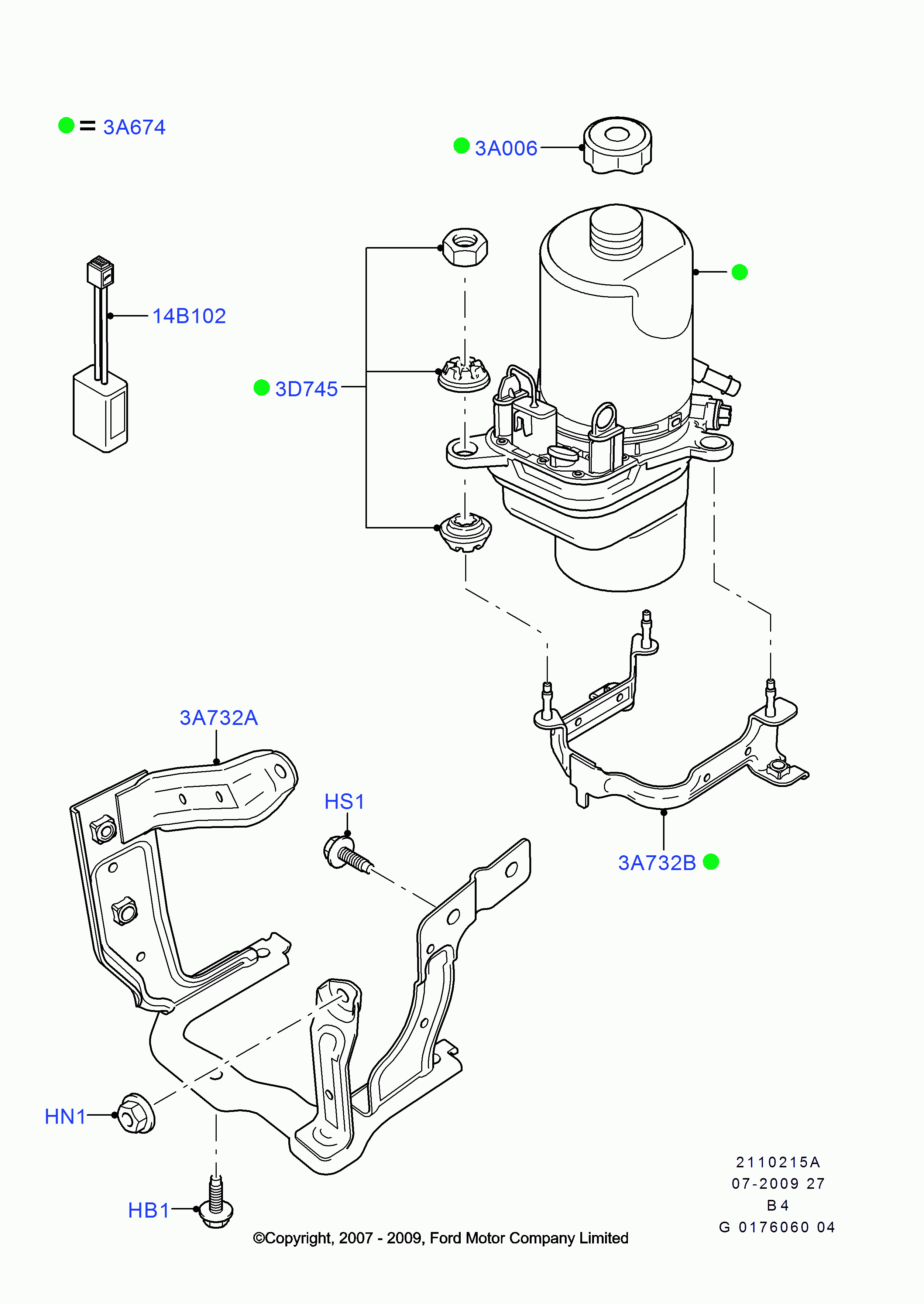 FORD 1 743 471 - Hydraulikpumpe, Lenkung alexcarstop-ersatzteile.com