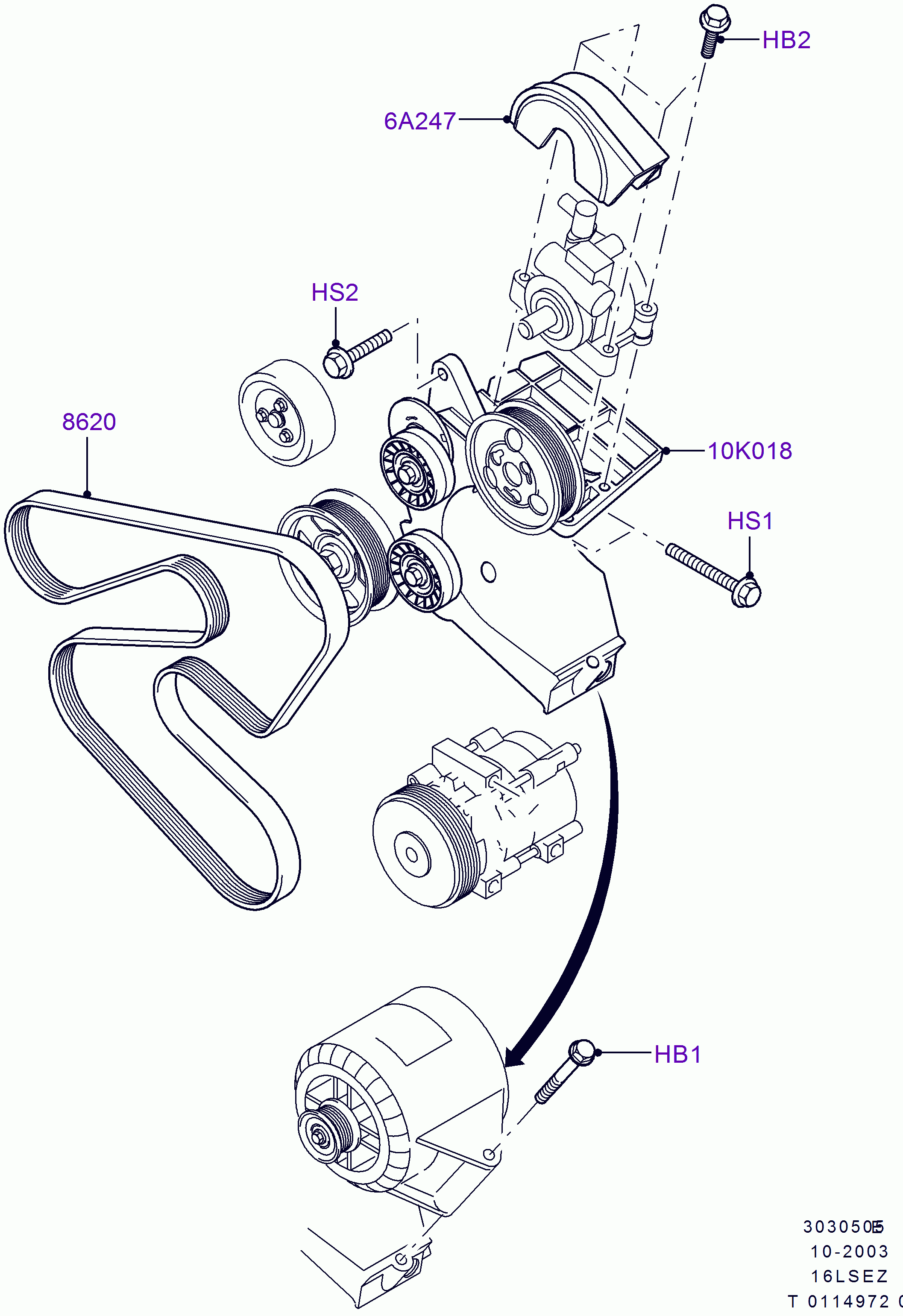 FORD 1089877 - Keilrippenriemen alexcarstop-ersatzteile.com