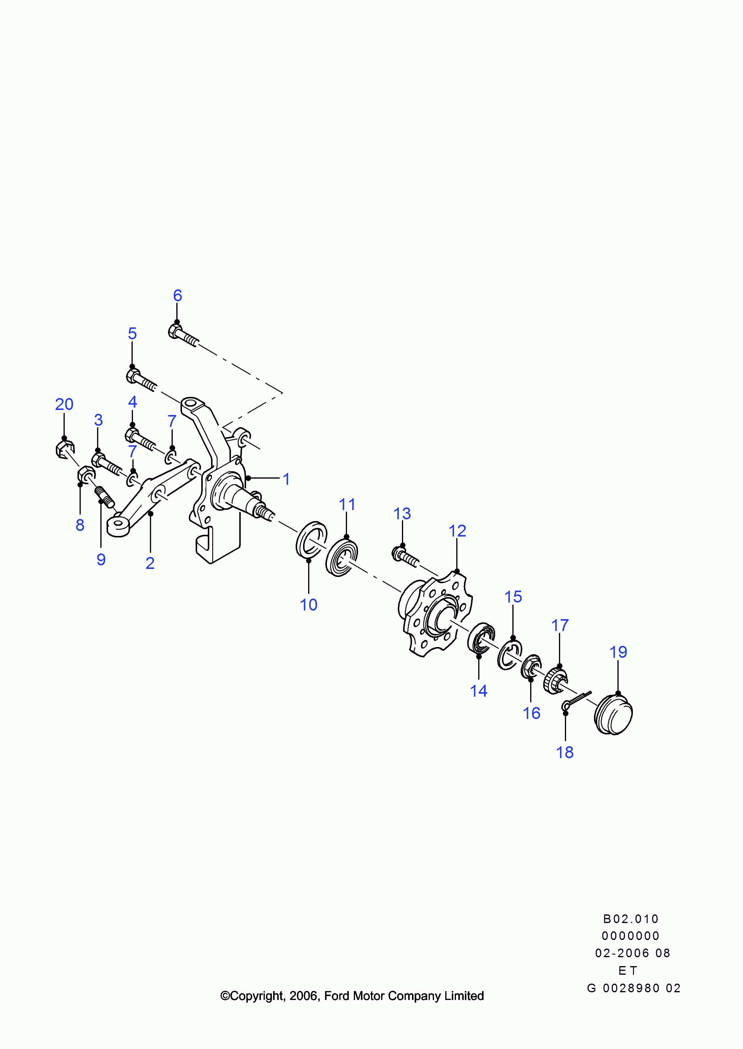 FORD 3 666 951 - Radlagersatz alexcarstop-ersatzteile.com