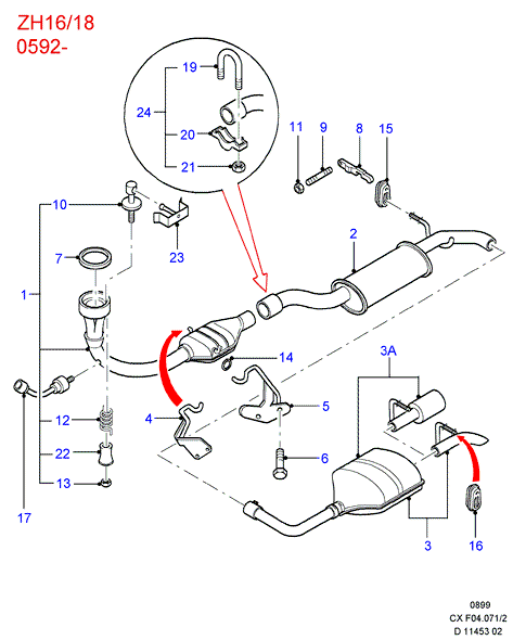 FORD 6 543 626 - Lambdasonde alexcarstop-ersatzteile.com