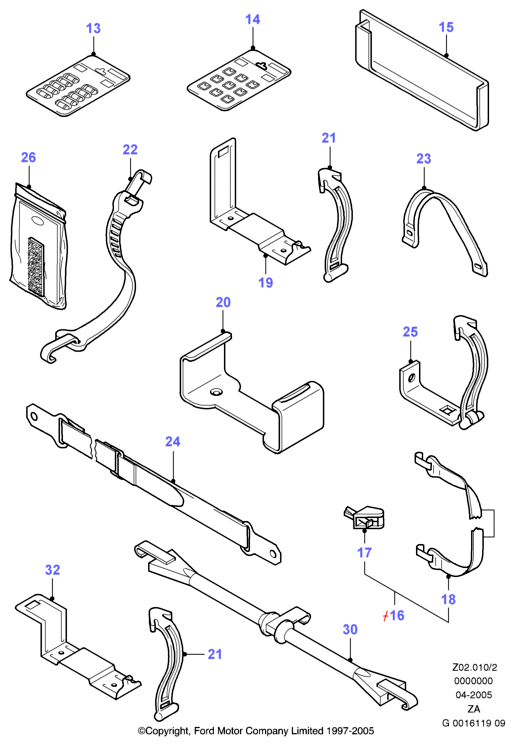 FORD 4 345 856 - Glühlampe, Abbiegescheinwerfer alexcarstop-ersatzteile.com