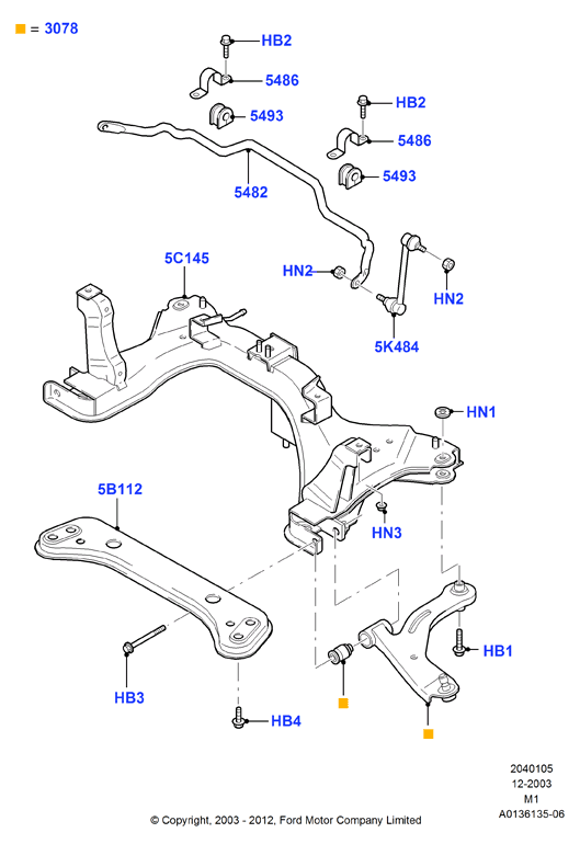 FORD 4974675 - Lenker, Radaufhängung alexcarstop-ersatzteile.com