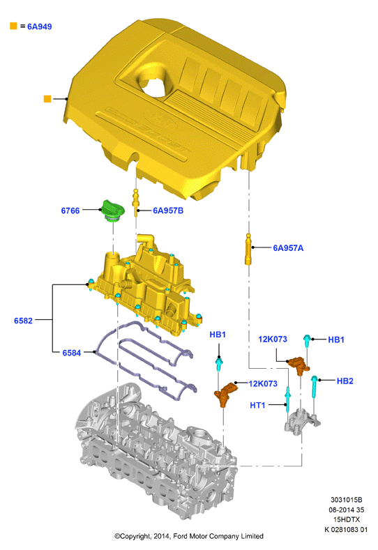 FORD 1830151 - Impulsgeber, Kurbelwelle alexcarstop-ersatzteile.com