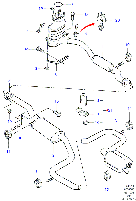 FORD 1 001 702 - Lambdasonde alexcarstop-ersatzteile.com