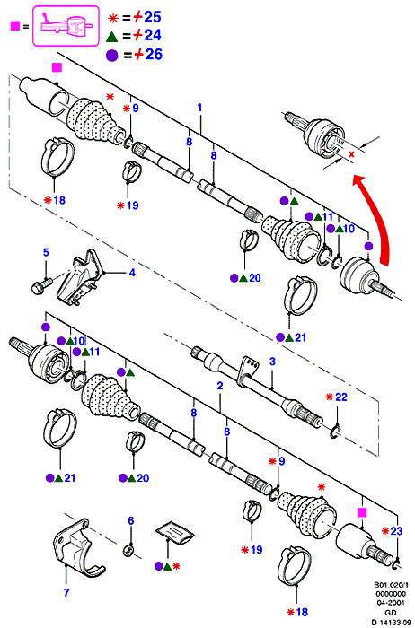 FORD 7 346 525 - Radlagersatz alexcarstop-ersatzteile.com