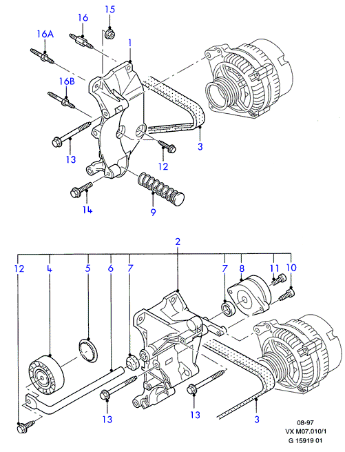 FORD 1029417 - Keilriemen alexcarstop-ersatzteile.com