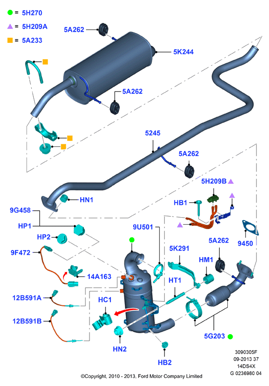 FORD 1697560 - Lambdasonde alexcarstop-ersatzteile.com