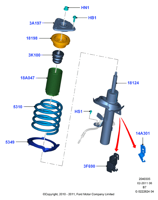 FORD 1699187 - Stoßdämpfer alexcarstop-ersatzteile.com