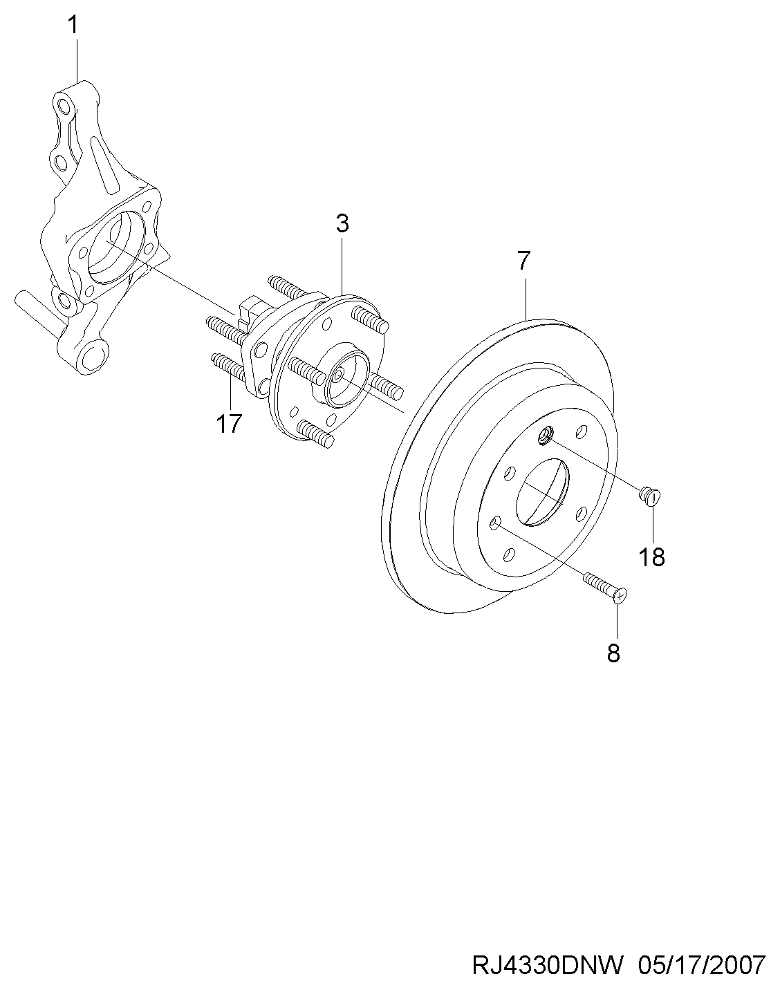 Buick 96549630 - Bremsscheibe alexcarstop-ersatzteile.com