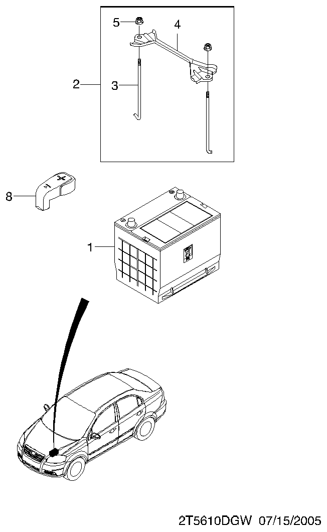 CITROËN 94576163 - Starterbatterie alexcarstop-ersatzteile.com