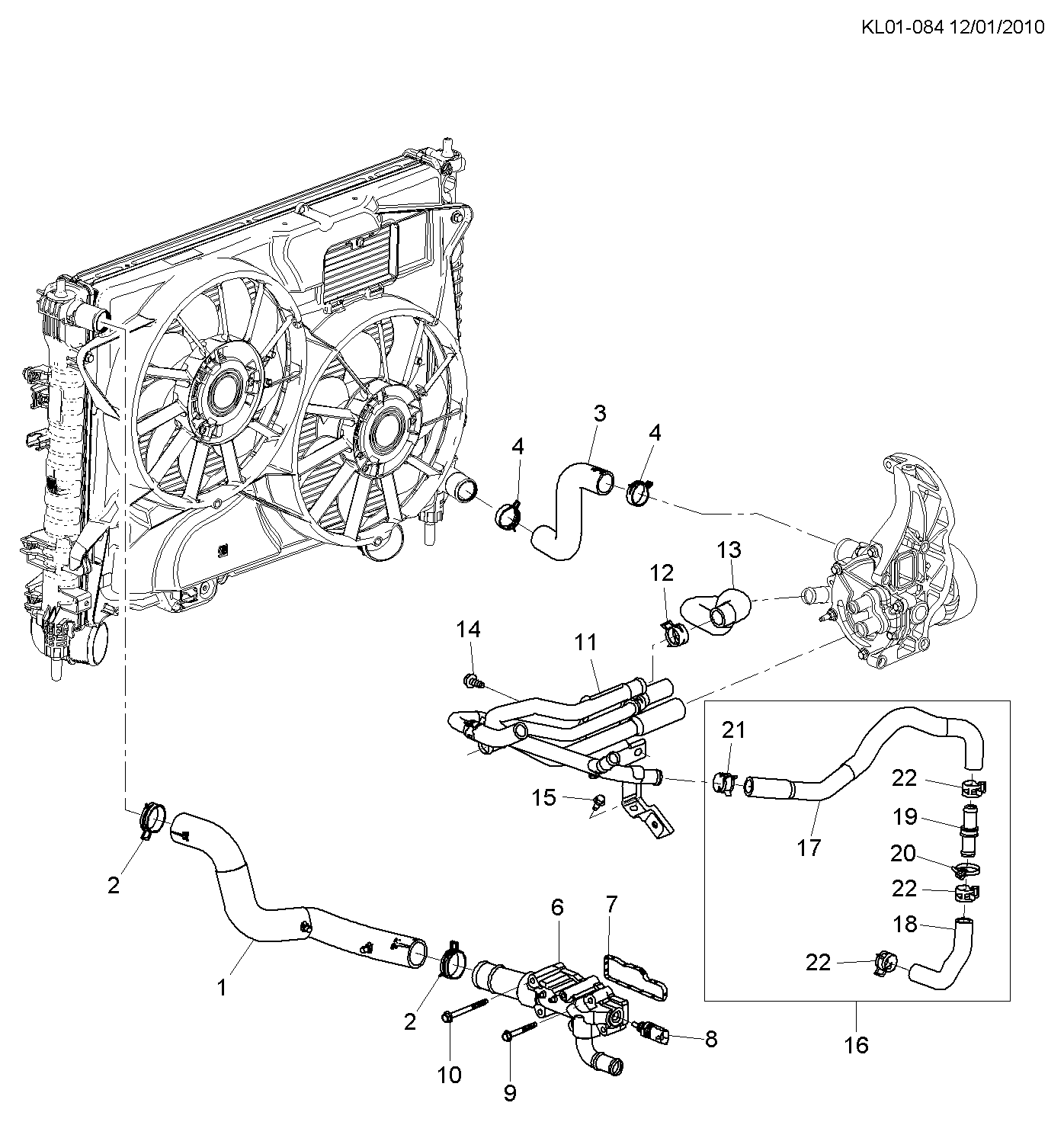 Opel 25 183 414 - Sensor, Kühlmitteltemperatur alexcarstop-ersatzteile.com