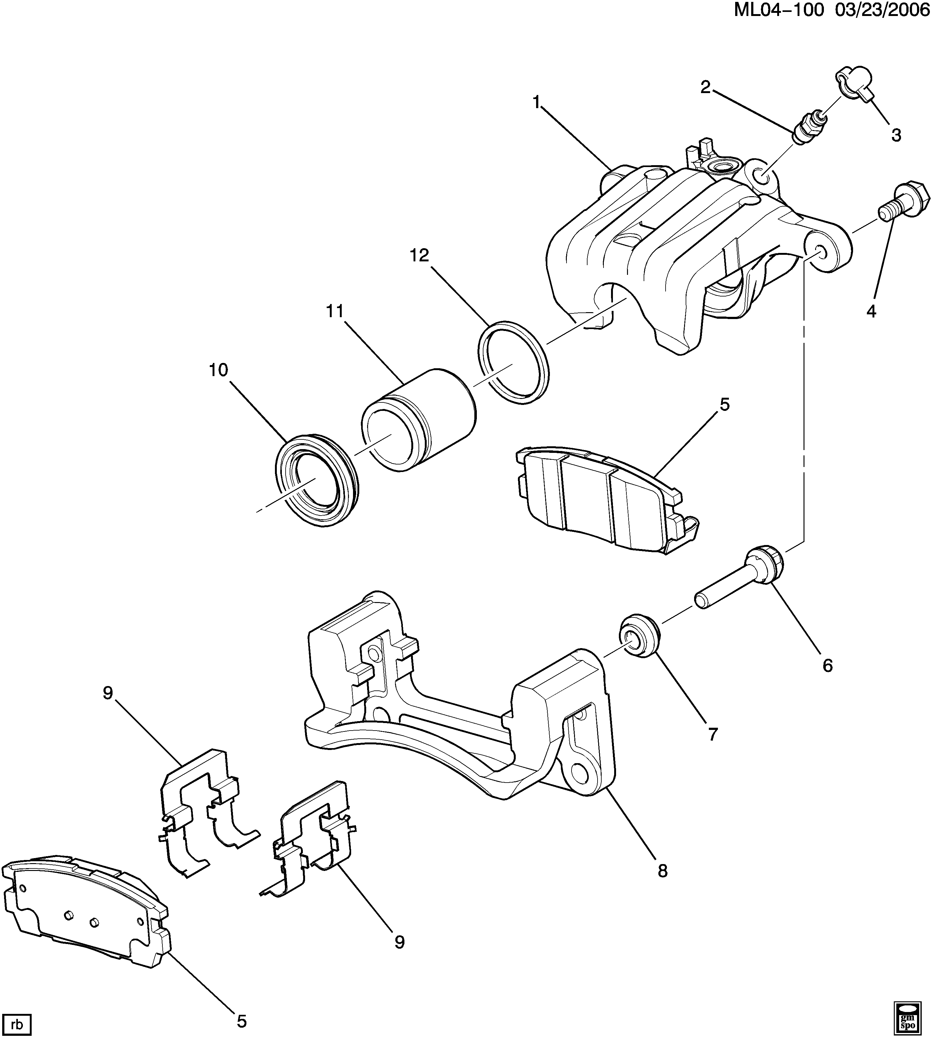 Chevrolet 20801538 - Bremsbelagsatz, Scheibenbremse alexcarstop-ersatzteile.com