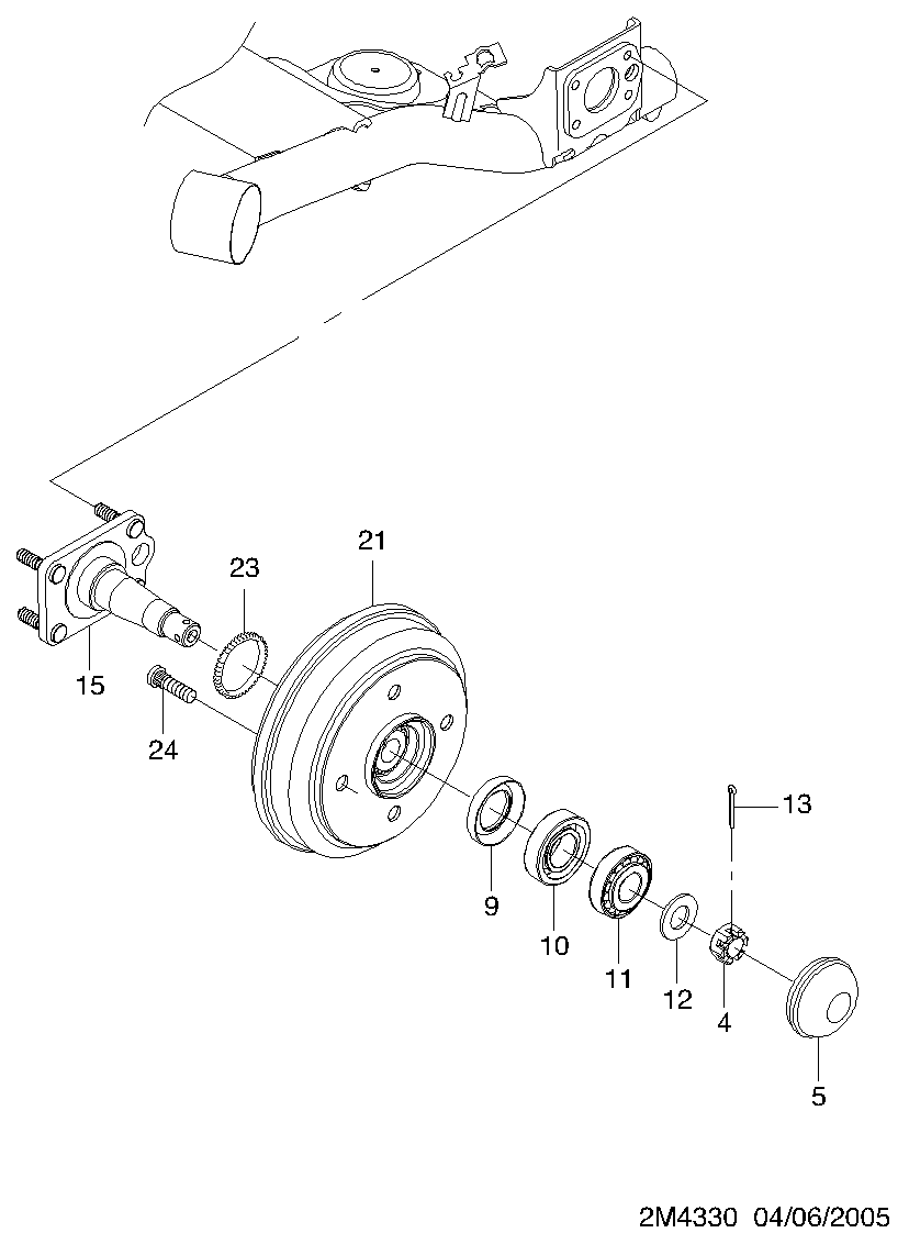 Chevrolet 94535758 - Radlagersatz alexcarstop-ersatzteile.com