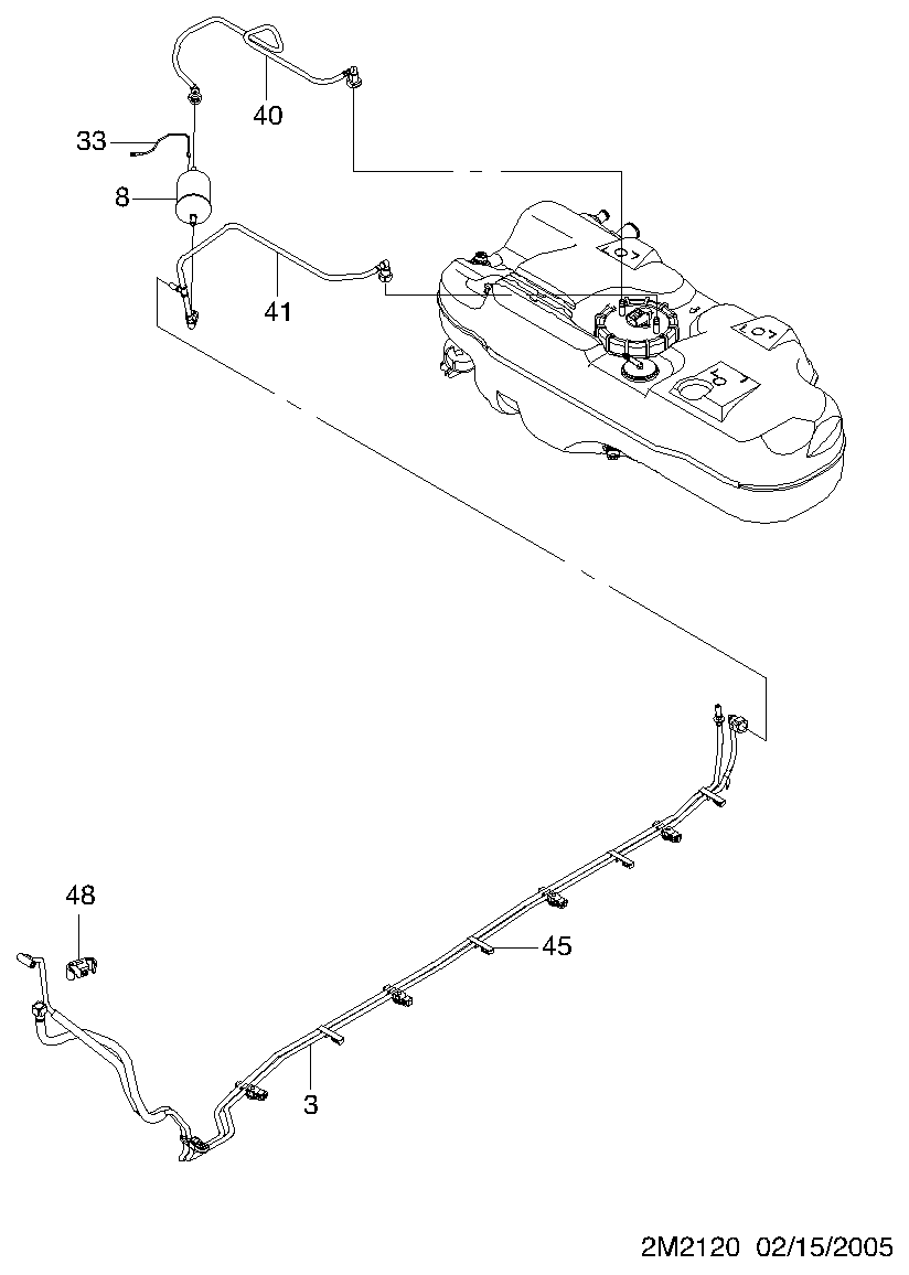 Chevrolet 96503420 - Kraftstofffilter alexcarstop-ersatzteile.com