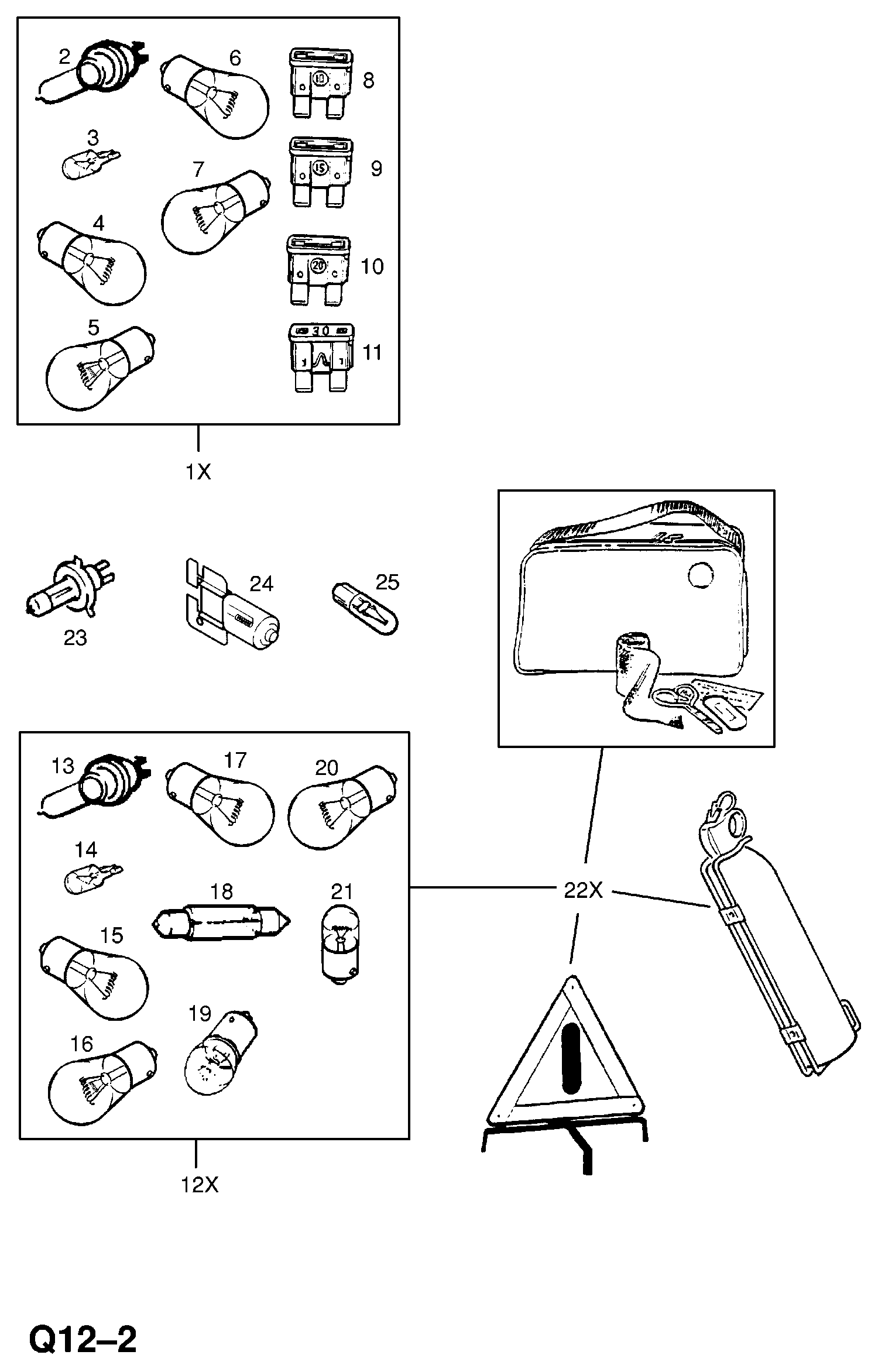 Vauxhall 91145664 - Glühlampe, Schlussleuchte alexcarstop-ersatzteile.com