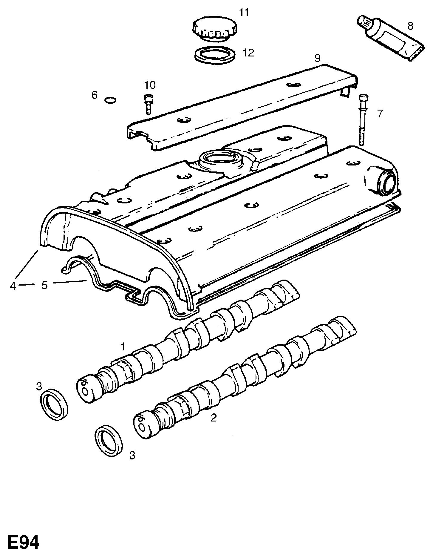 Opel 20 24 346 - SCREW, M6 X 30, COVER TO CYLINDER HEAD (NLS.- USE 11098761  20 0 alexcarstop-ersatzteile.com