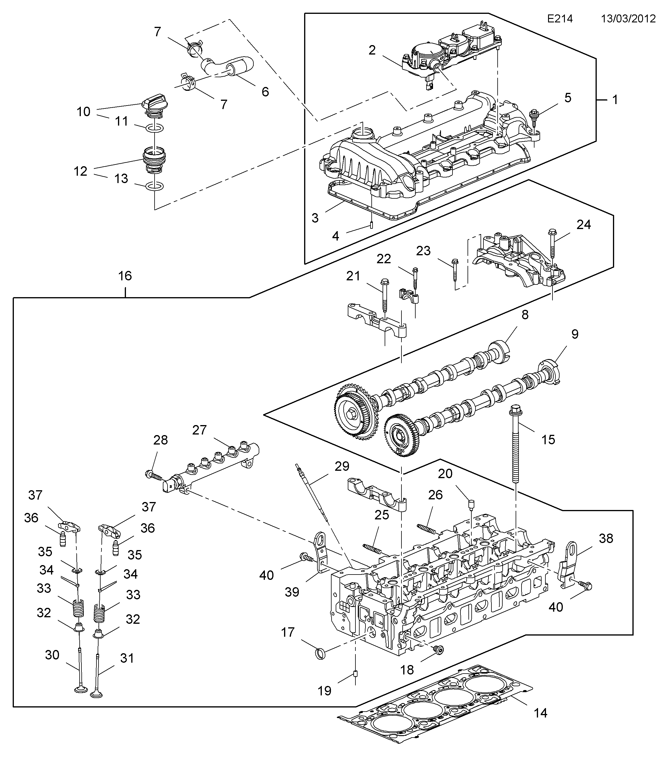 Opel 6 40 039 - Ventilstößel alexcarstop-ersatzteile.com