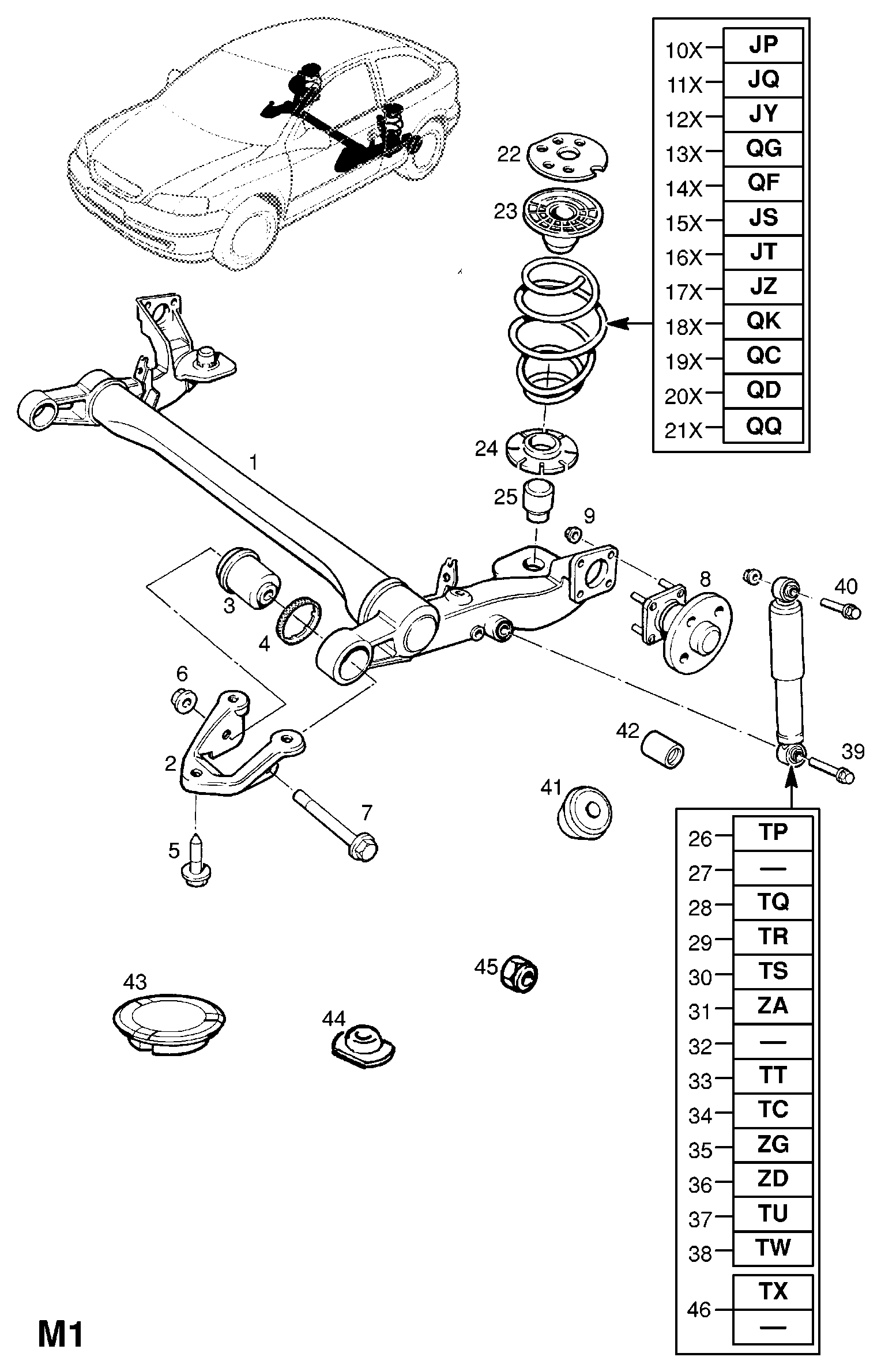 Opel 436 282 - Stoßdämpfer alexcarstop-ersatzteile.com