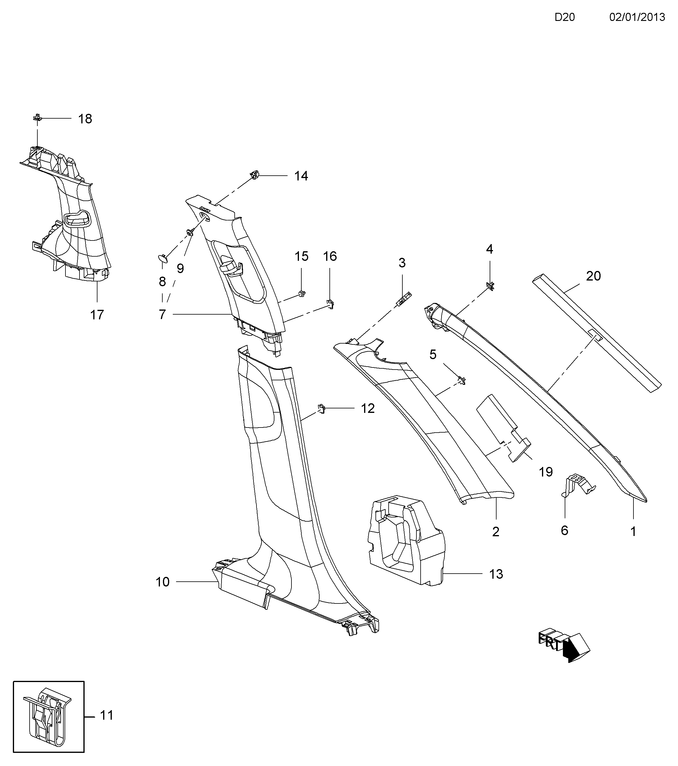 FORD 2225236 - Keilrippenriemen alexcarstop-ersatzteile.com