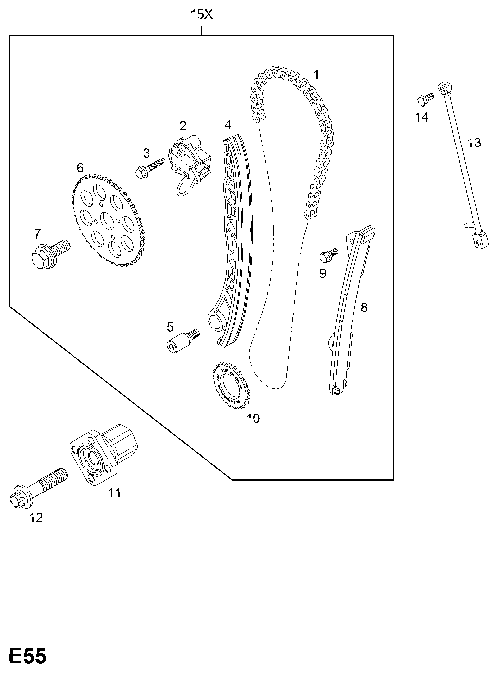 Opel 5636 934 - Riemenscheibenschraube alexcarstop-ersatzteile.com