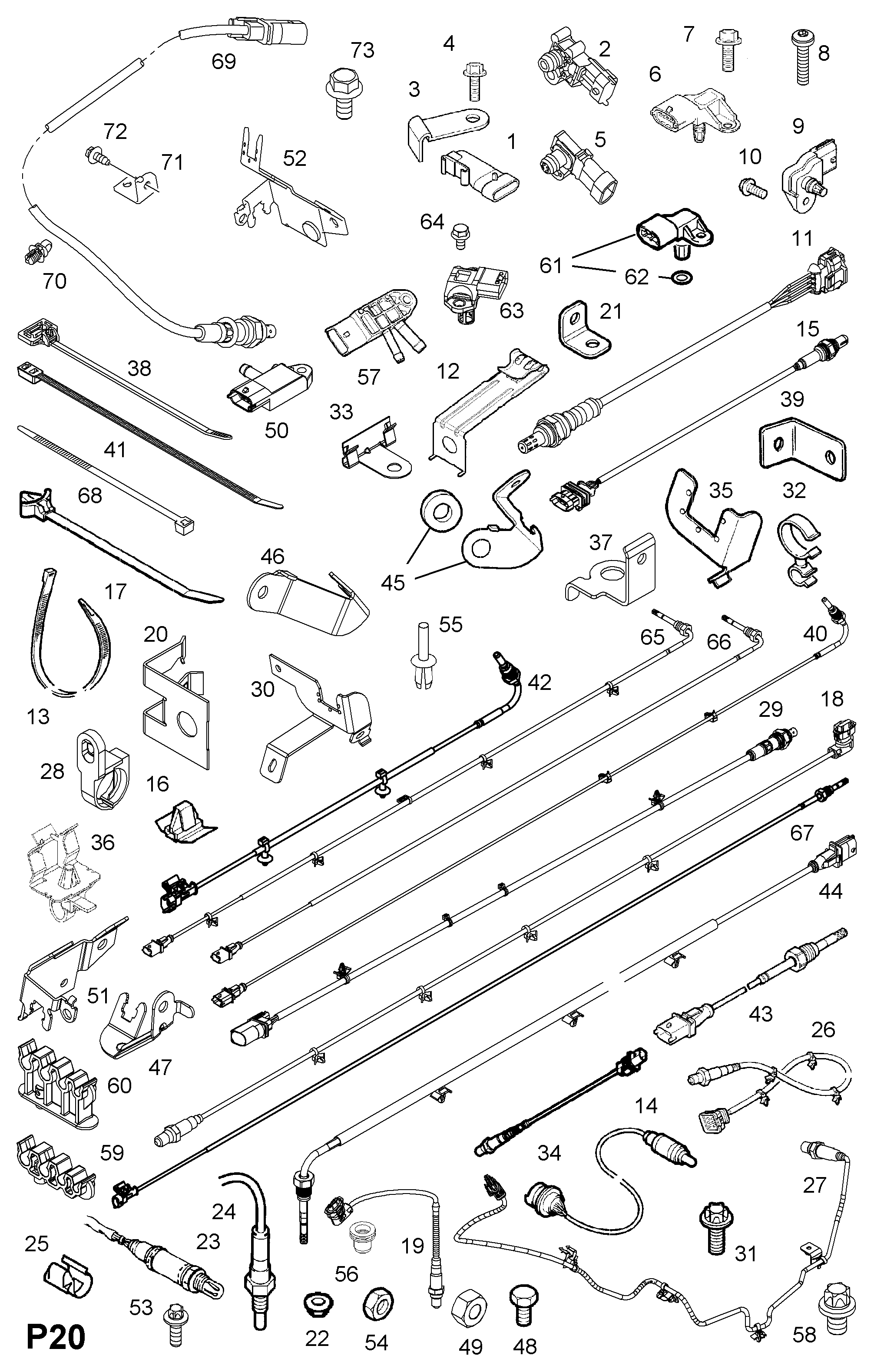 Opel 855268 - Lambdasonde alexcarstop-ersatzteile.com