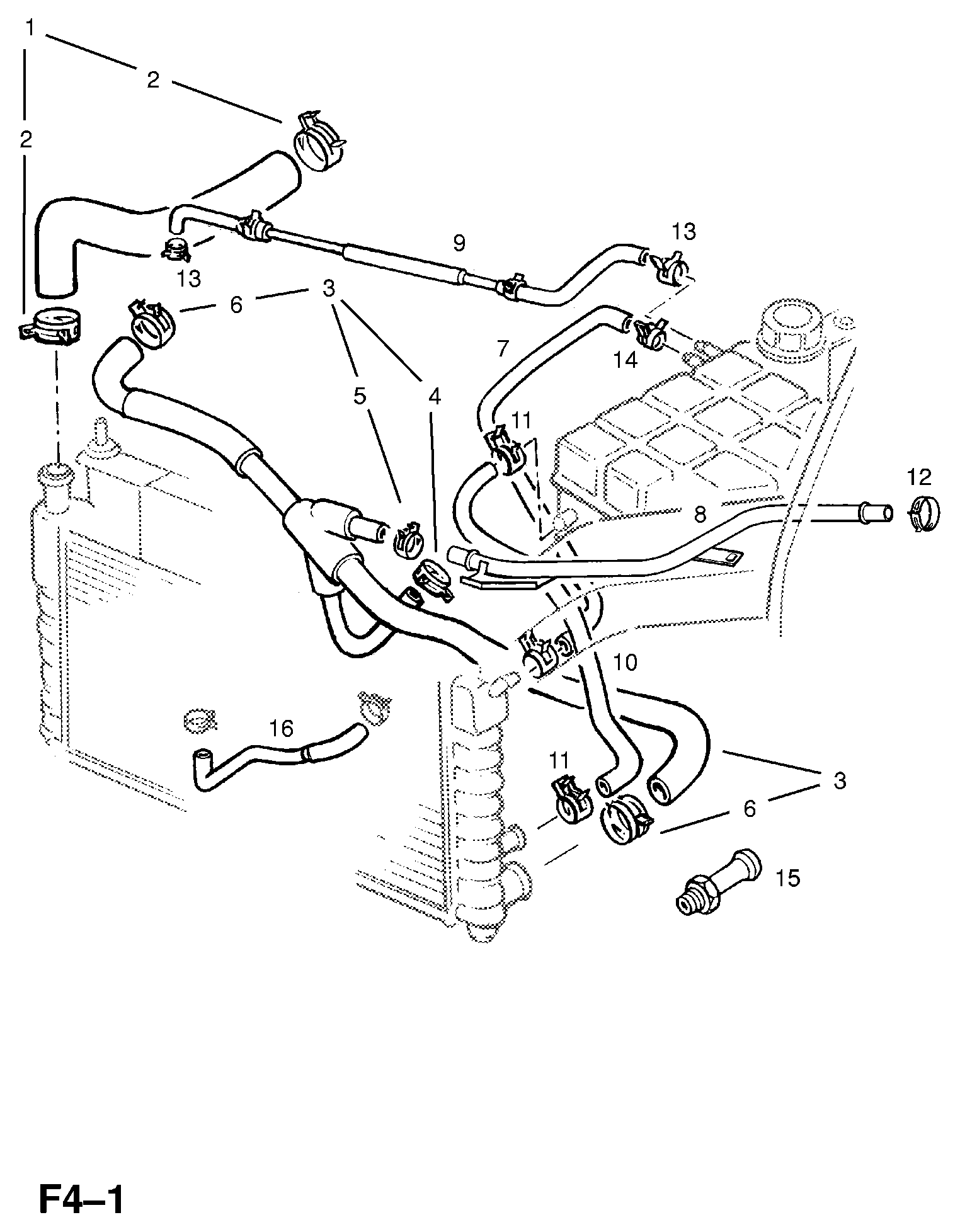 FORD 1337960 - Kühlergitter alexcarstop-ersatzteile.com