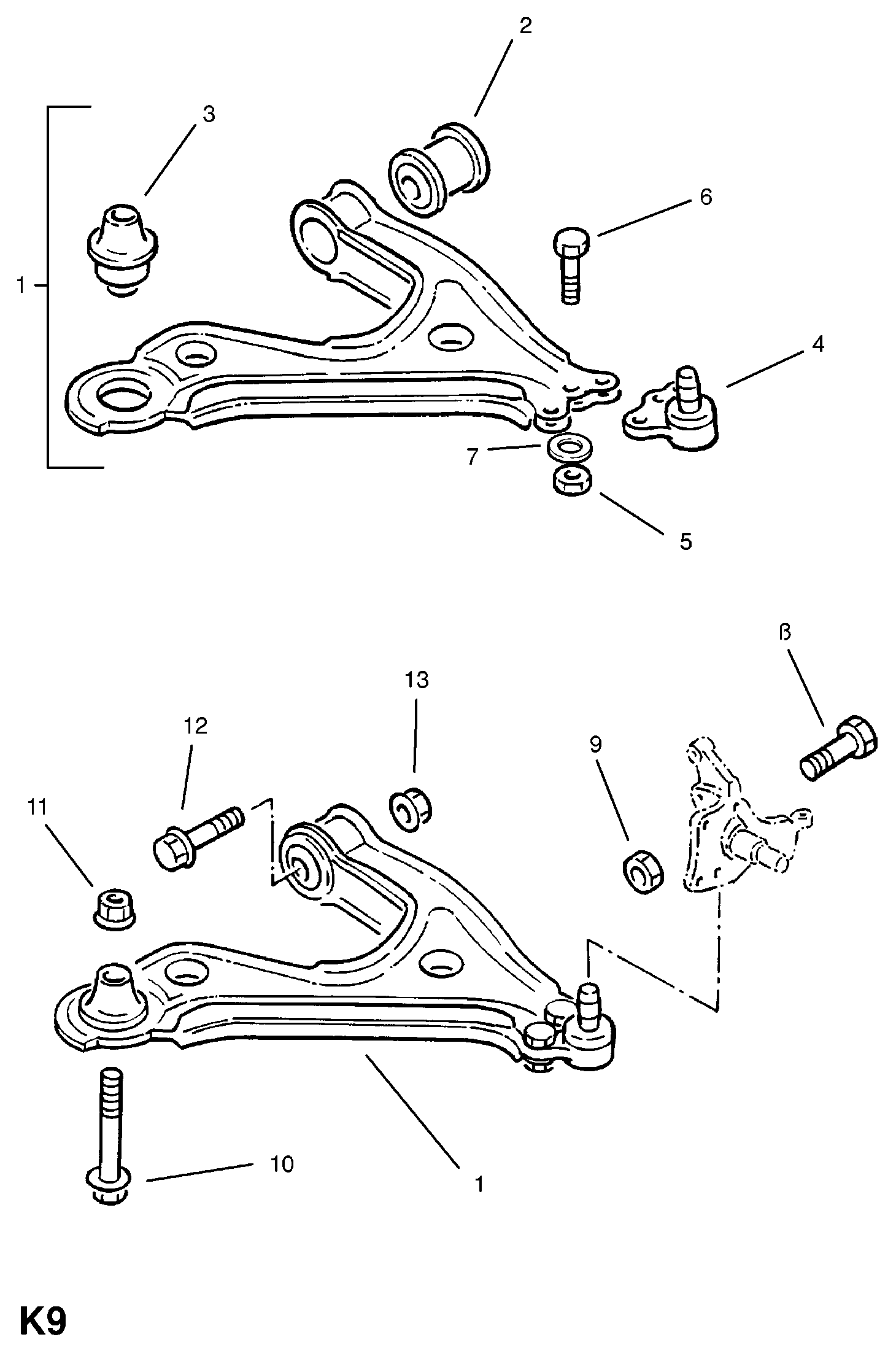 Vauxhall 352827 - Trag / Führungsgelenk alexcarstop-ersatzteile.com