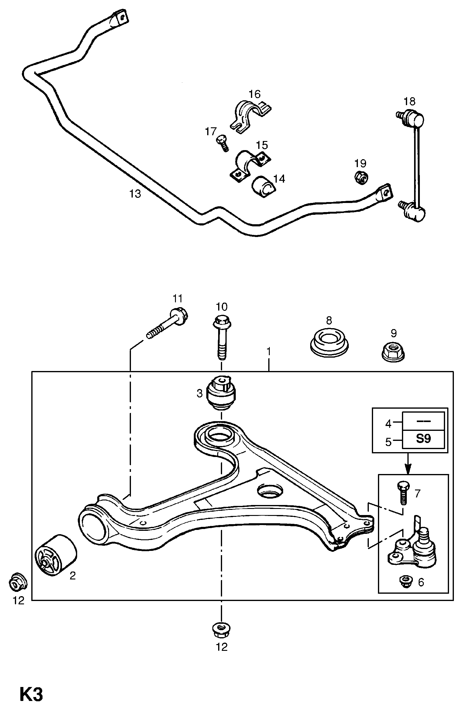 SAAB 352830 - Trag / Führungsgelenk alexcarstop-ersatzteile.com