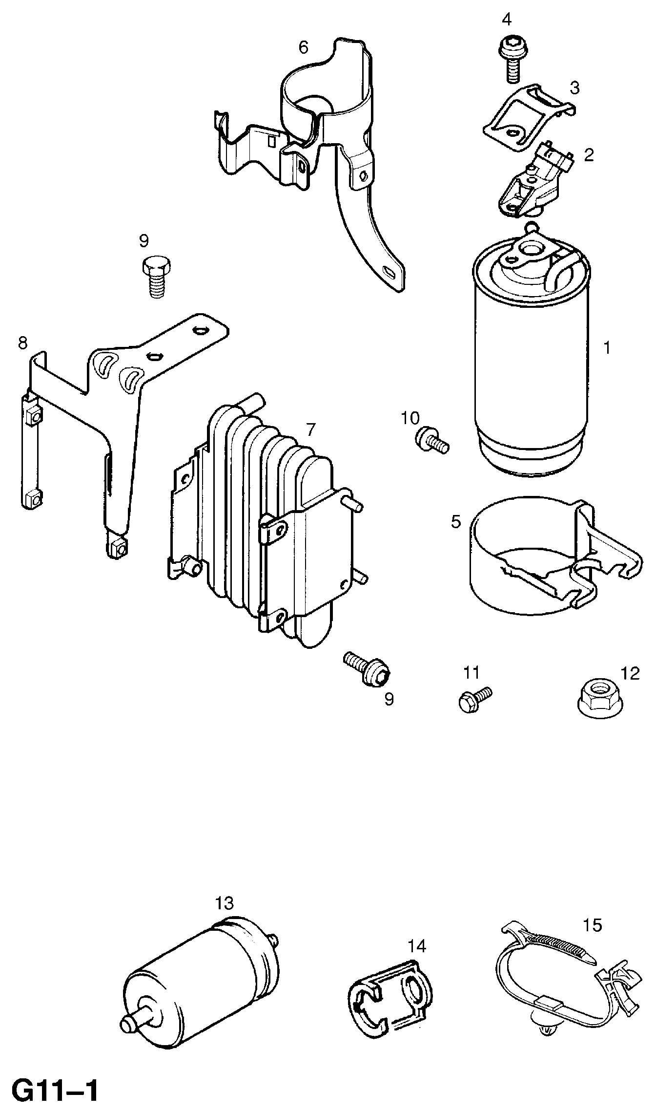 AM GENERAL 818514 - FILTER, ASSY., FUEL (EXCEPT VAUXHALL) (NLS.- USE 25313359     8  alexcarstop-ersatzteile.com