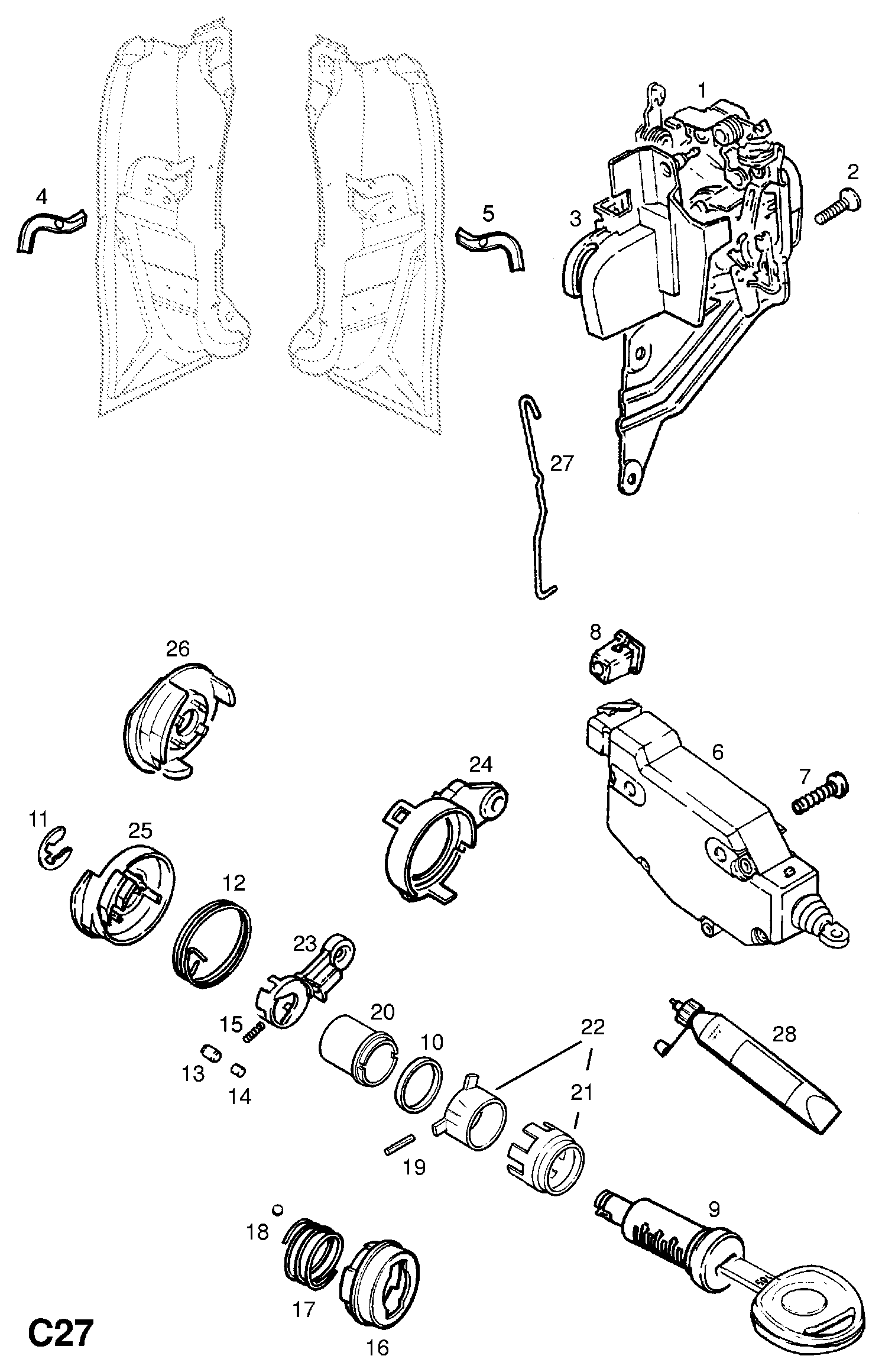 Opel 2240802 - Mutter alexcarstop-ersatzteile.com