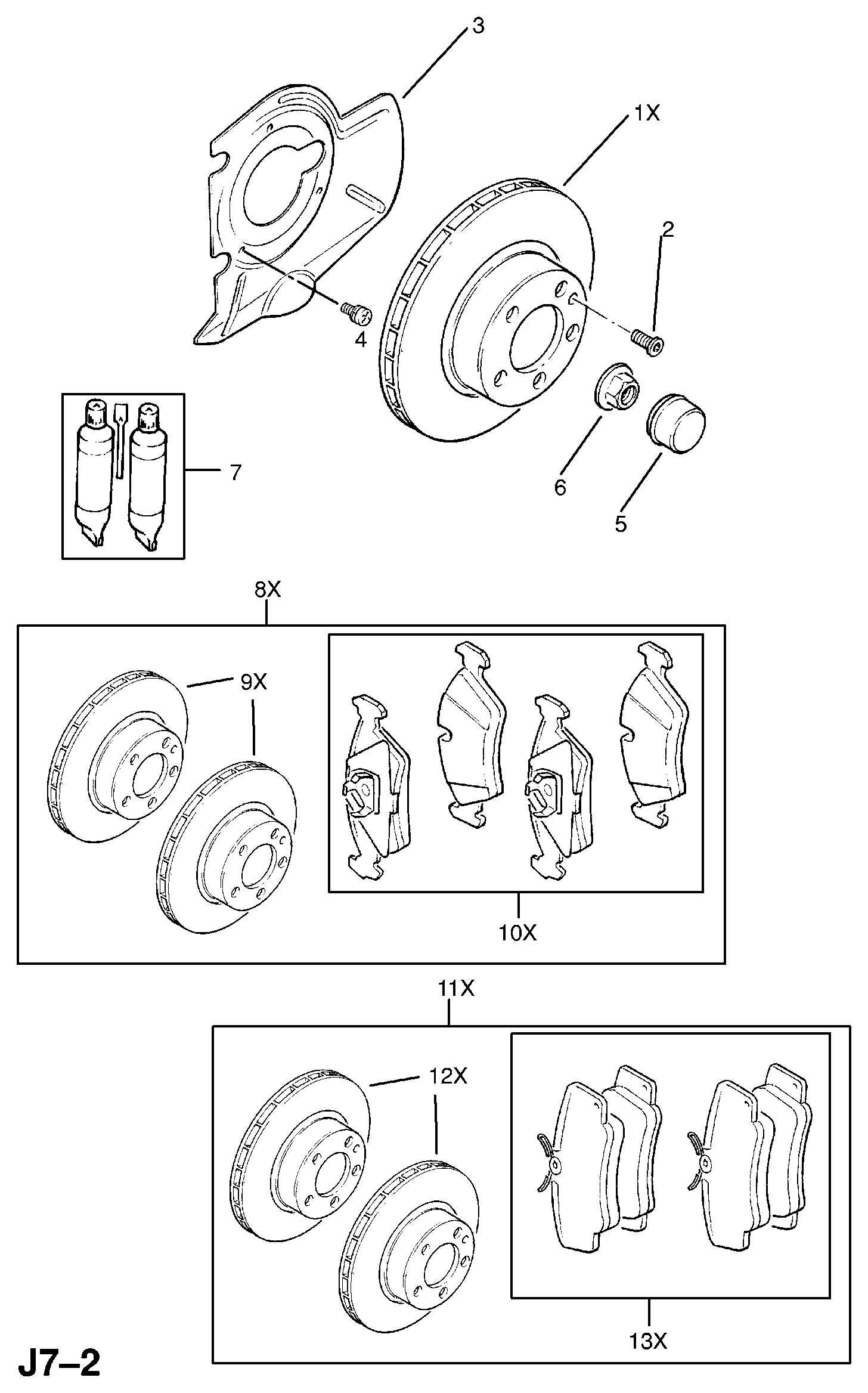 Vauxhall 1605004 - Bremsbelagsatz, Scheibenbremse alexcarstop-ersatzteile.com