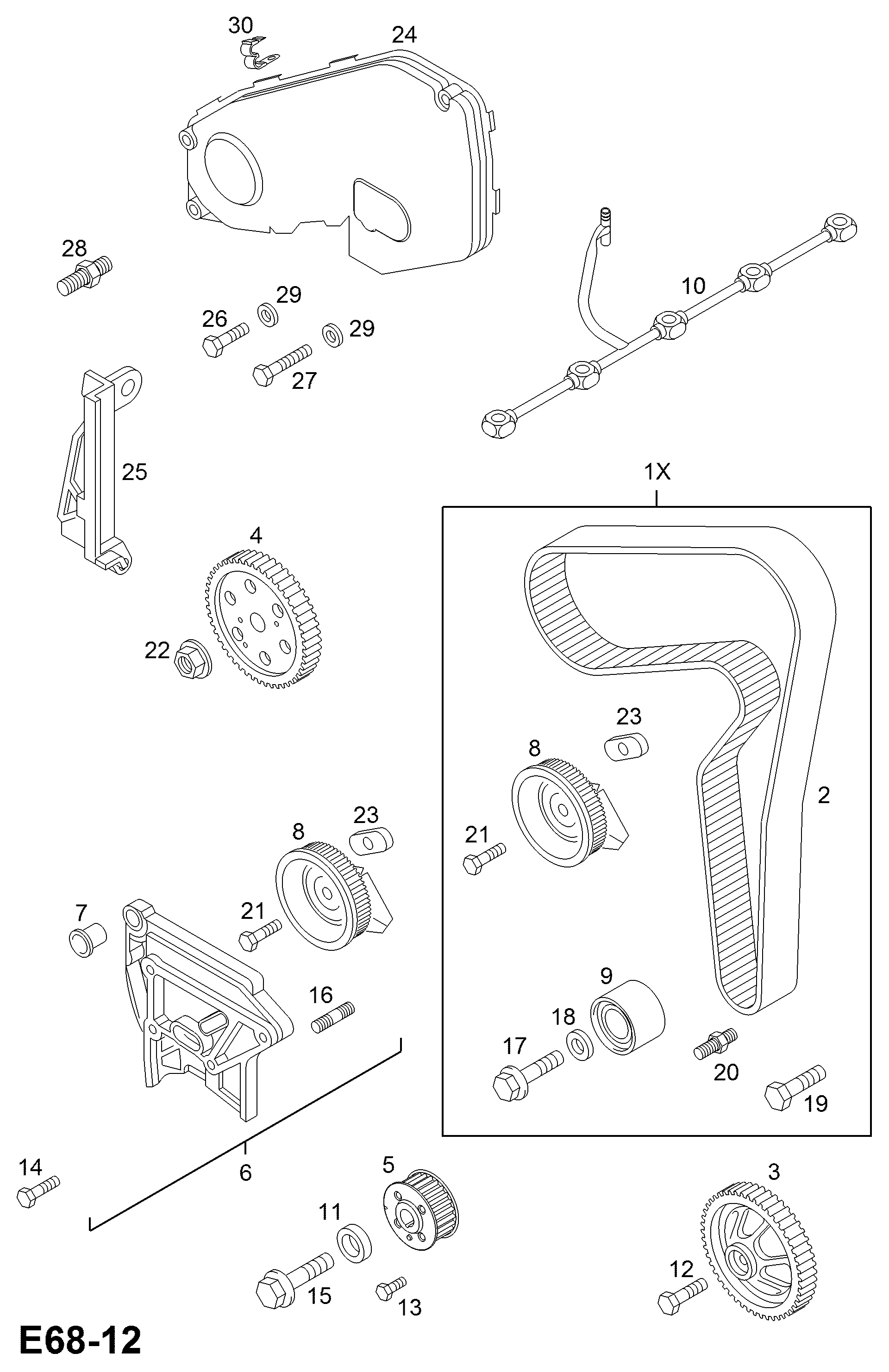 Vauxhall 56 36 954 - Zahnriemensatz alexcarstop-ersatzteile.com