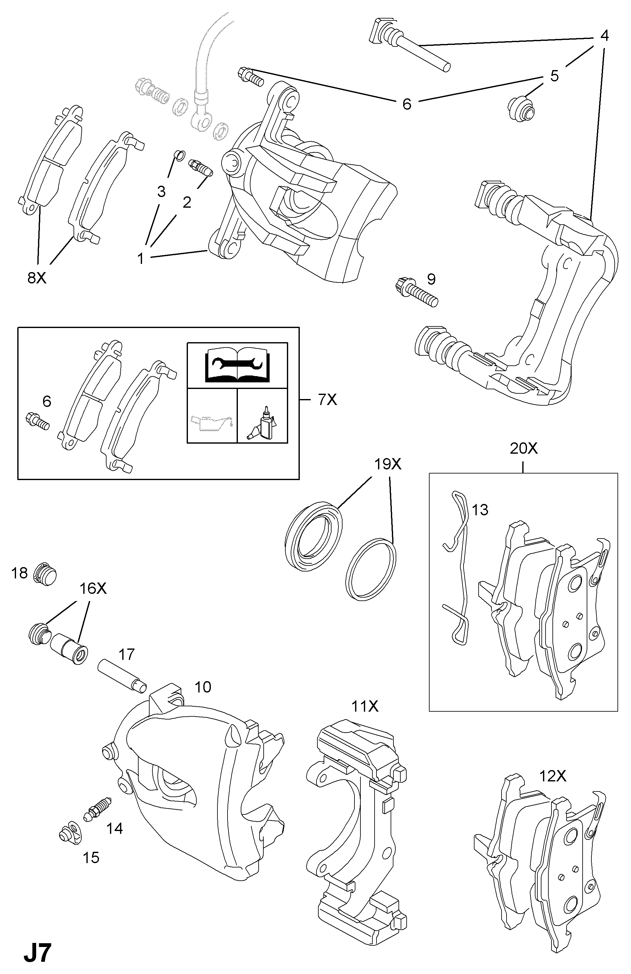 Vauxhall 16 05 080 - Bremsbelagsatz, Scheibenbremse alexcarstop-ersatzteile.com