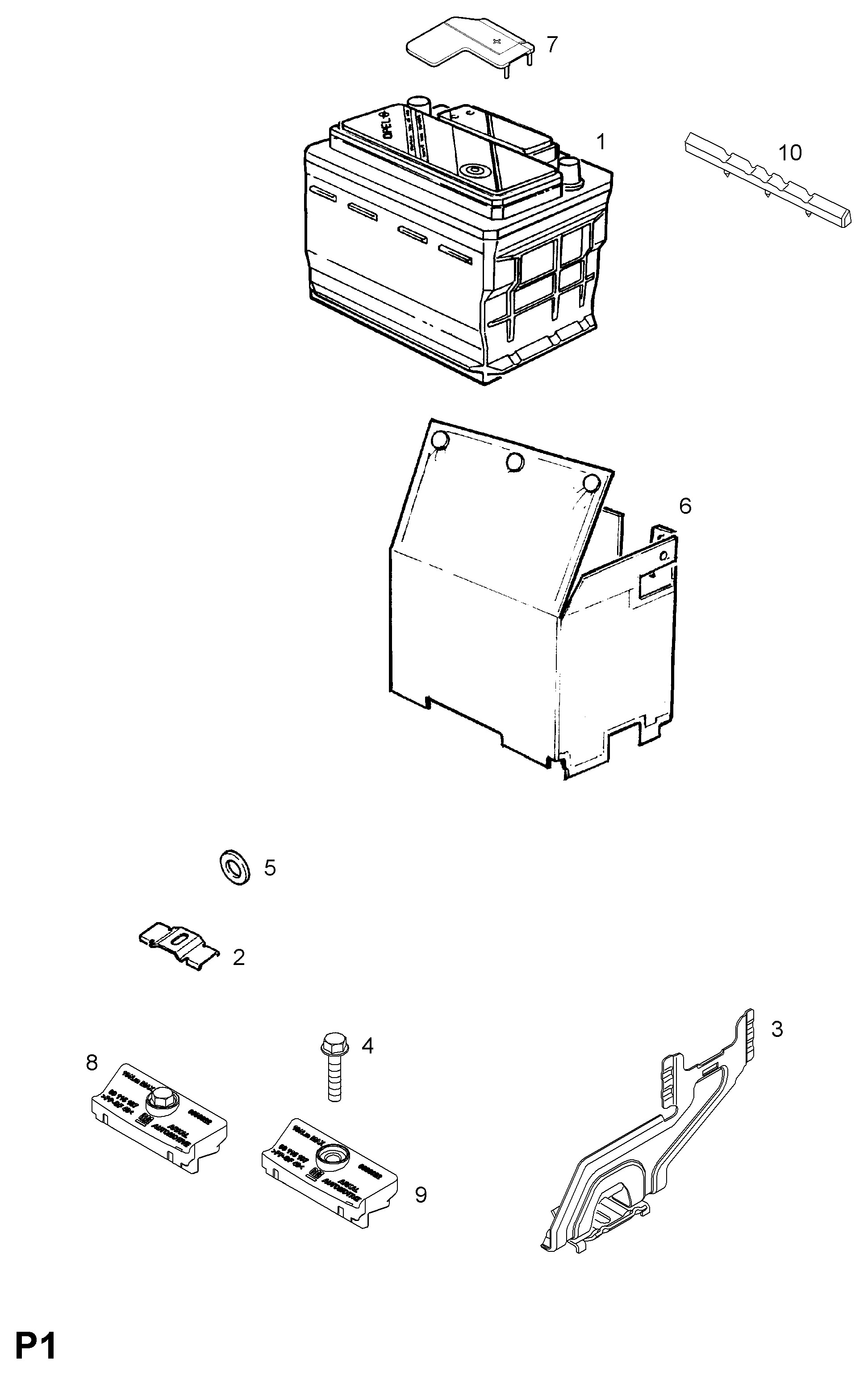 Opel 1201200 - Starterbatterie alexcarstop-ersatzteile.com